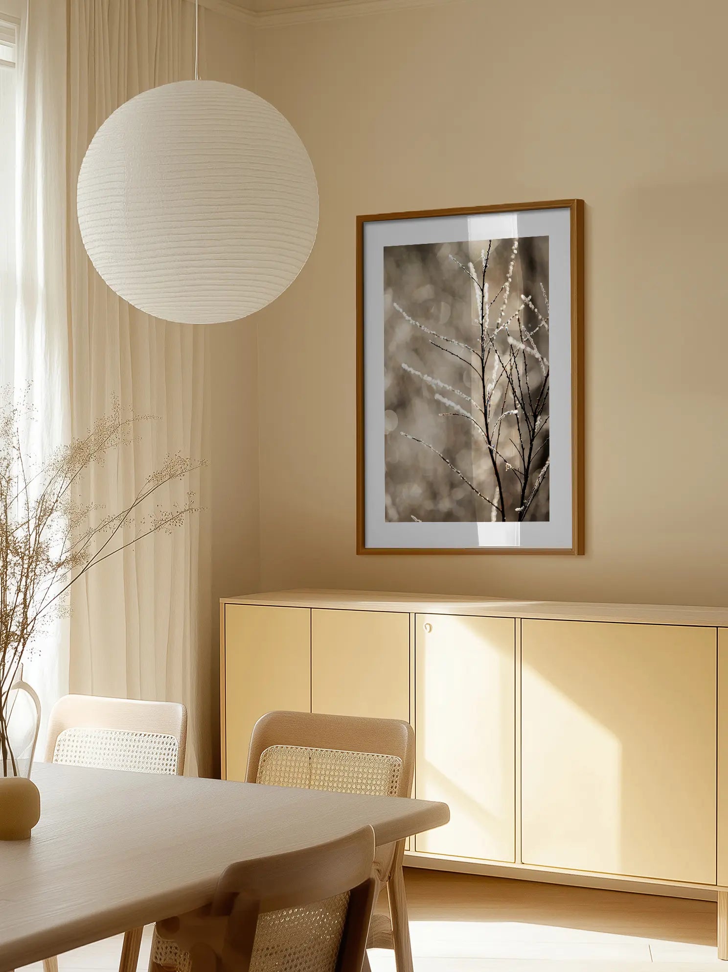 Frozen Branches Poster