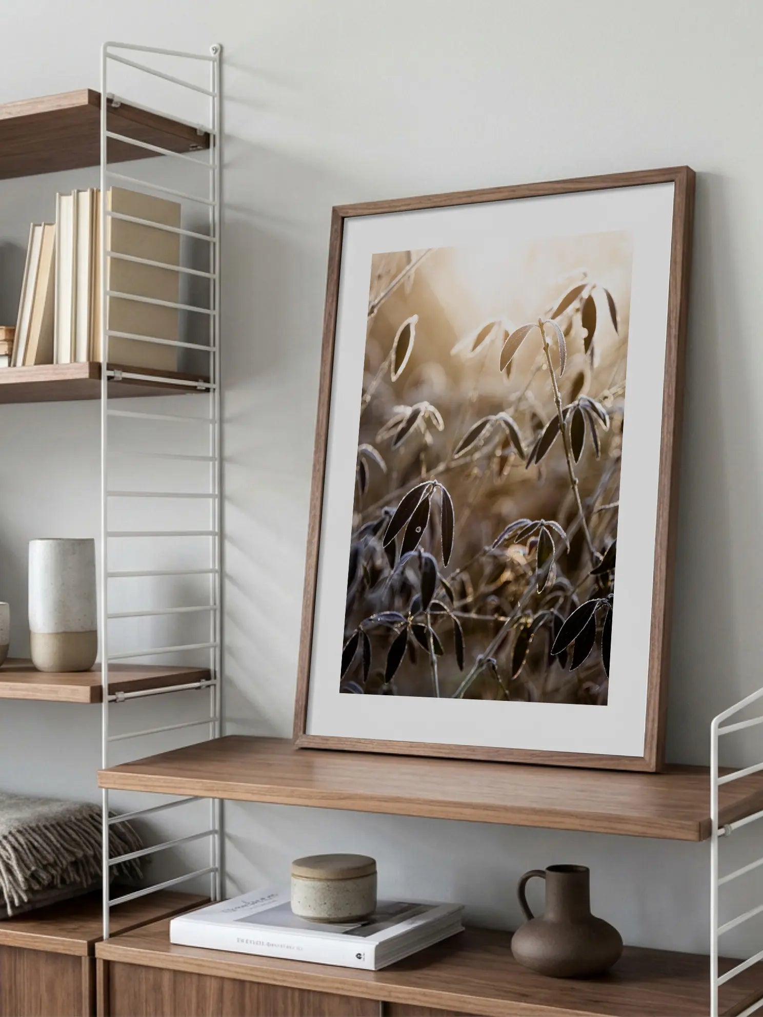 Frozen Leaves Poster