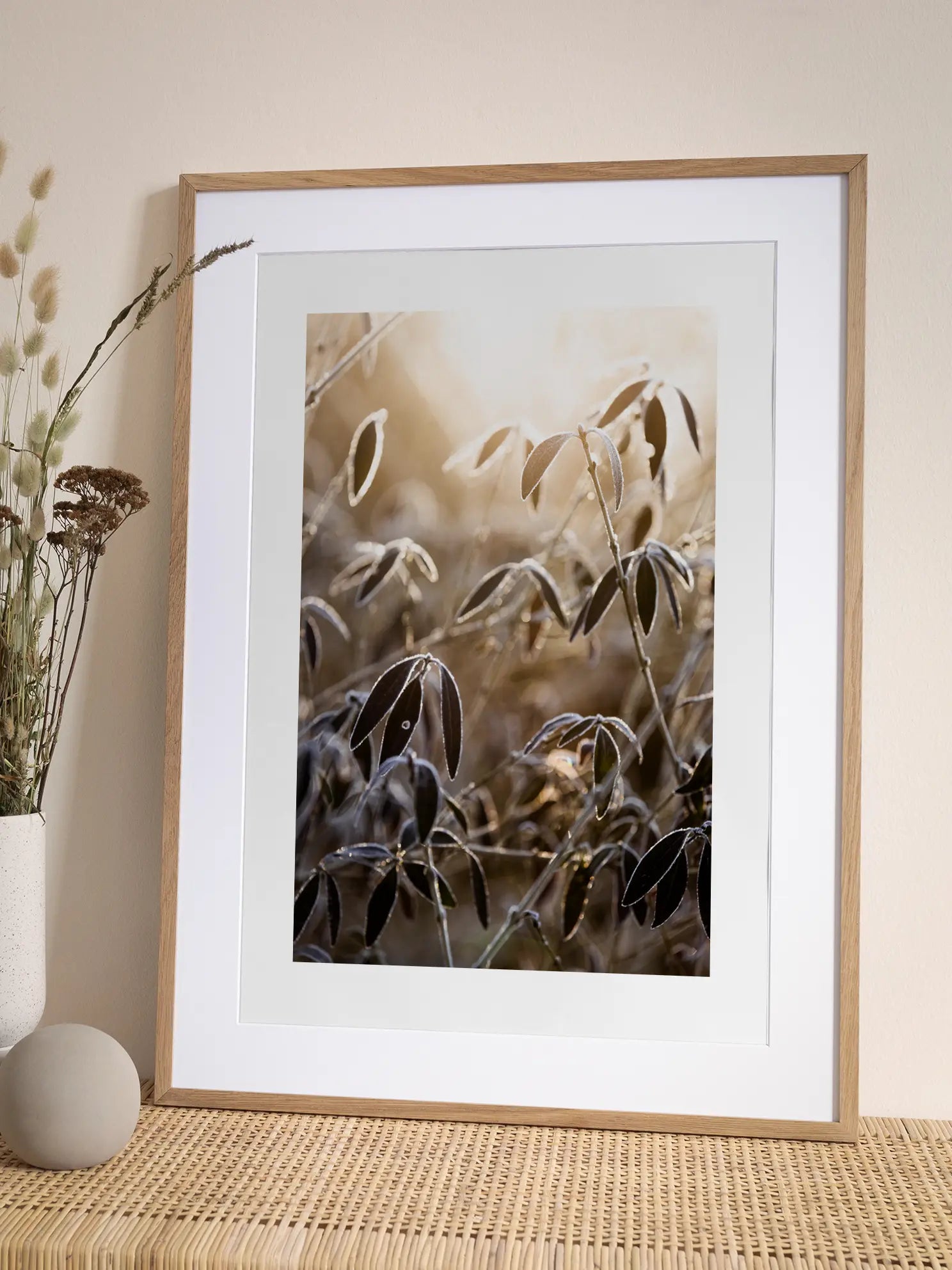 Frozen Leaves Poster