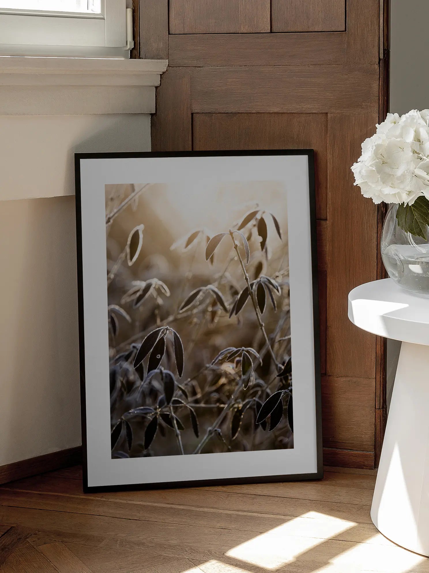 Frozen Leaves Poster
