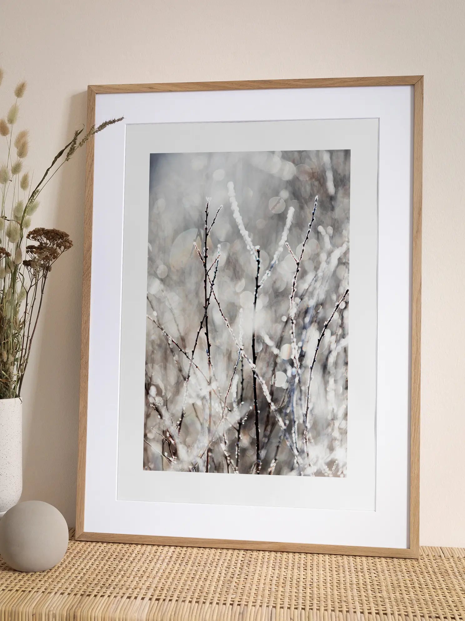 Frozen Plants Poster