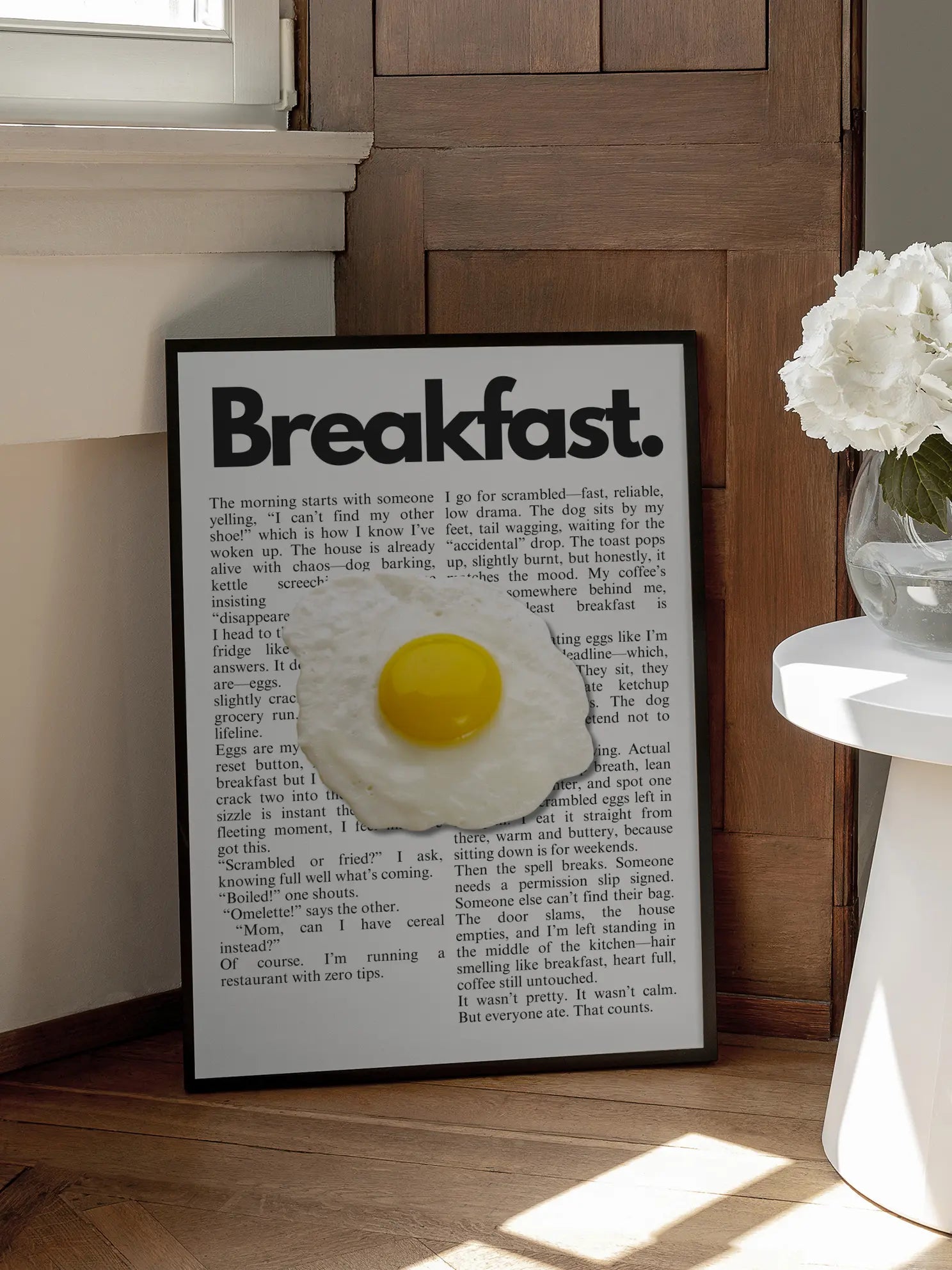 Frühstück Fried Egg Scene Poster