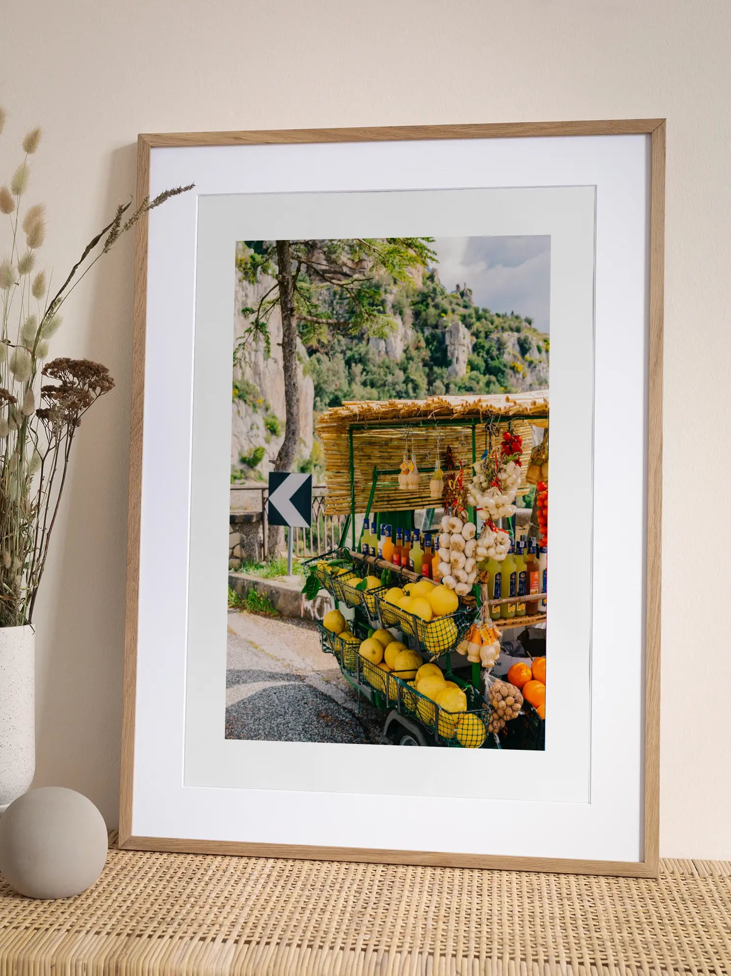 Fruit Stand on the Amalfi Coast Poster