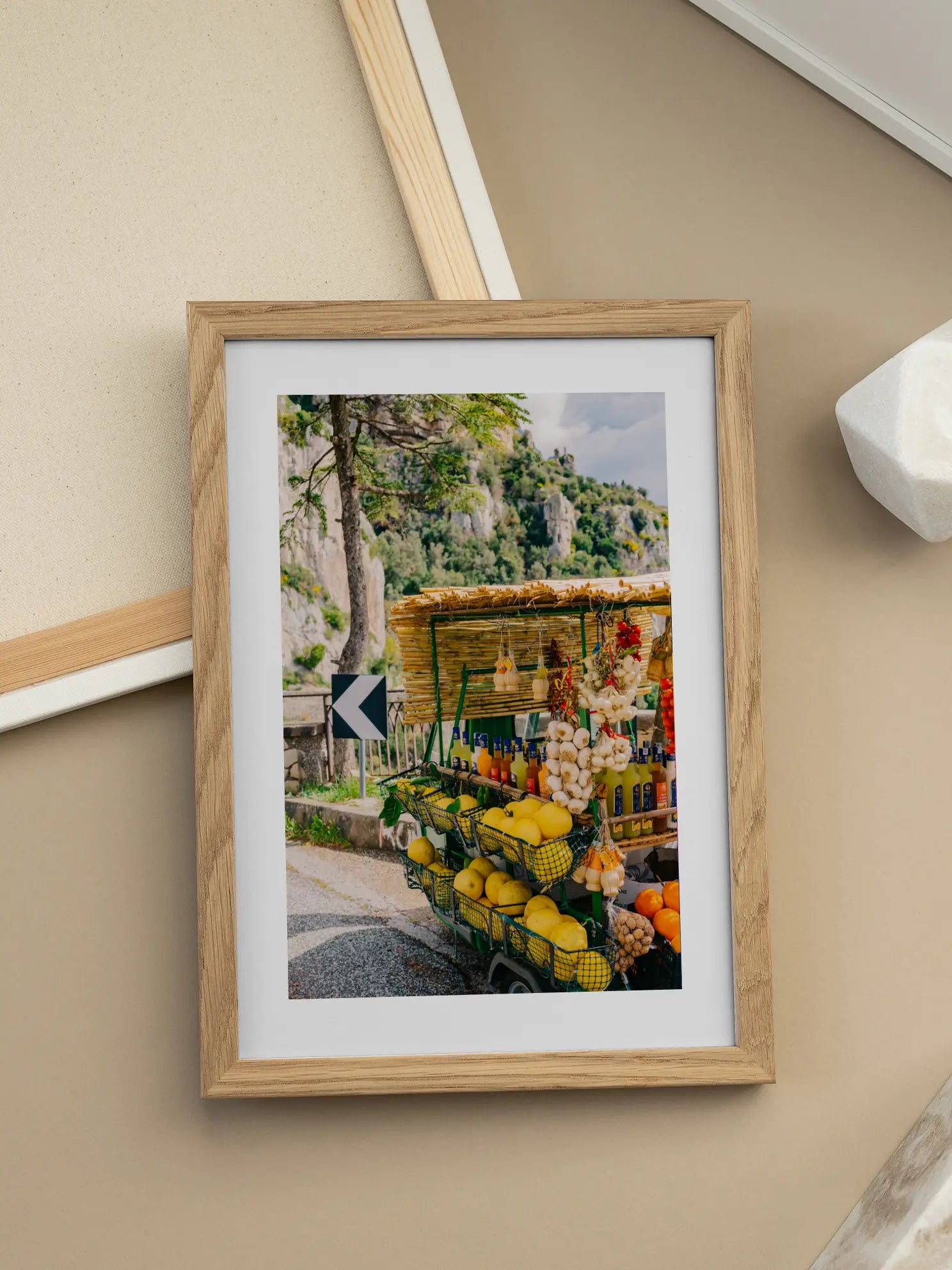 Fruit Stand on the Amalfi Coast Poster
