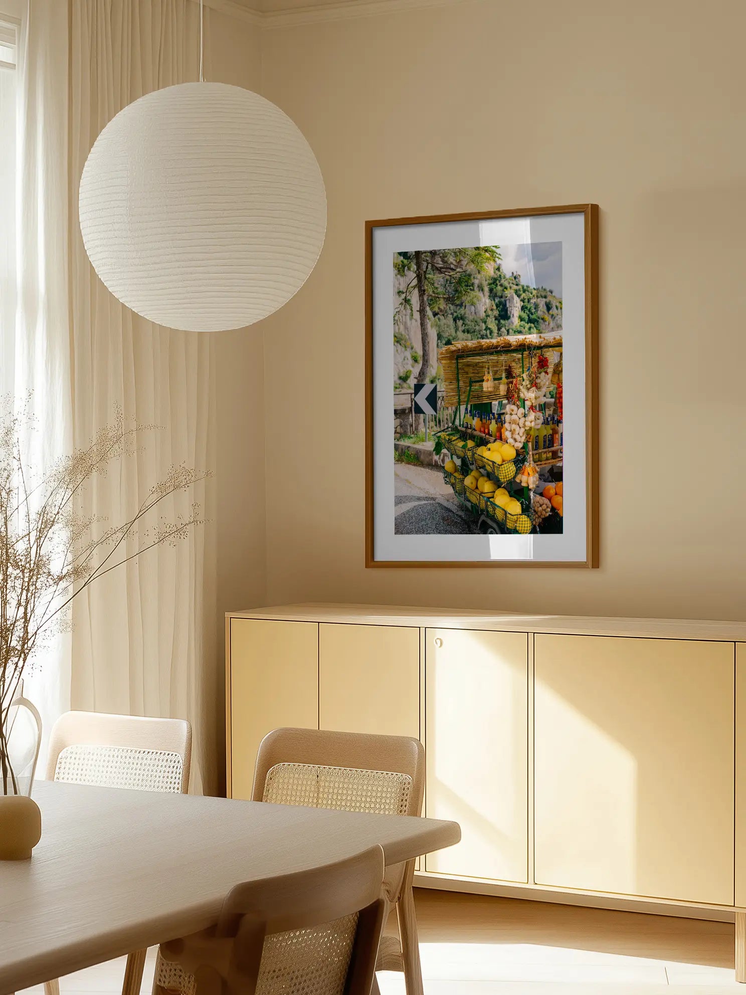 Fruit Stand on the Amalfi Coast Poster