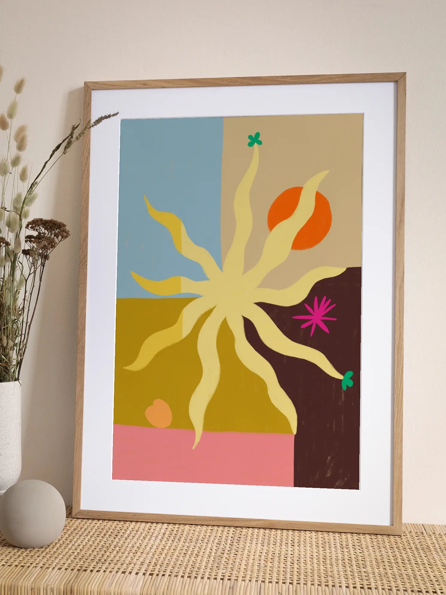 Funky Flower Poster