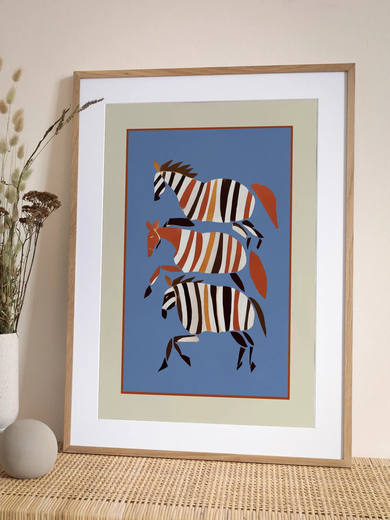 Galloping Horses Poster