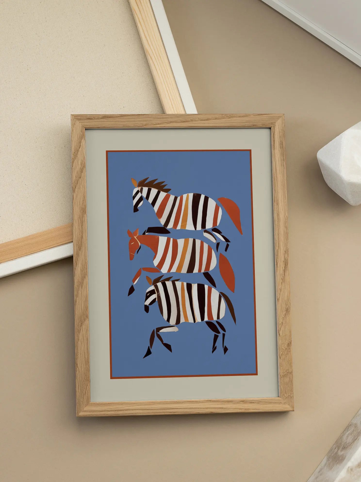 Galloping Horses Poster