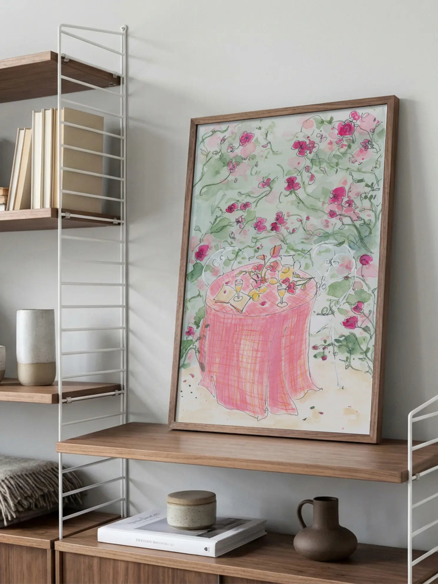 Garden Lunch Poster