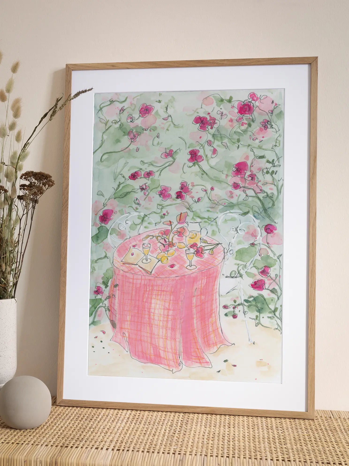 Garden Lunch Poster