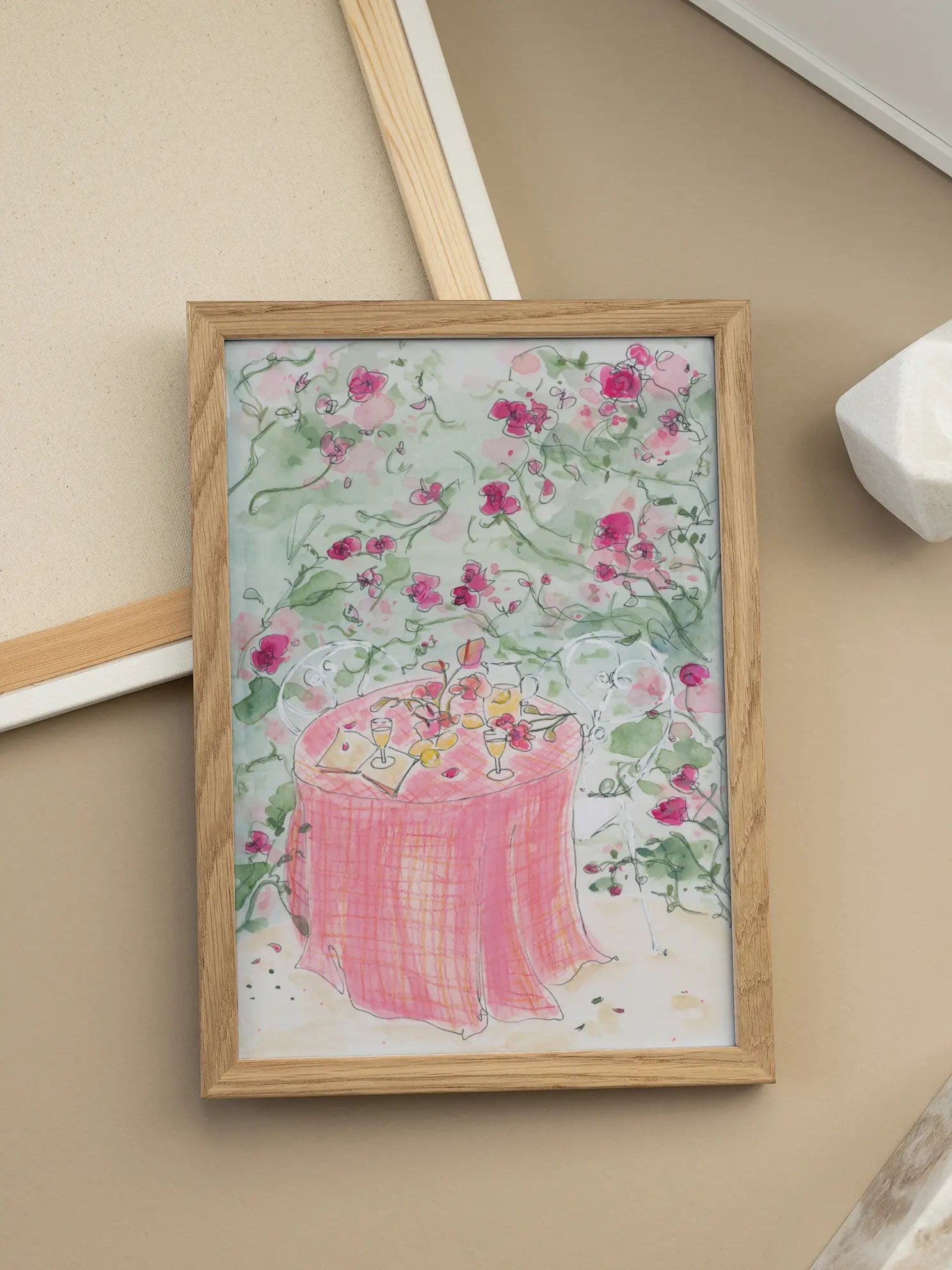 Garden Lunch Poster