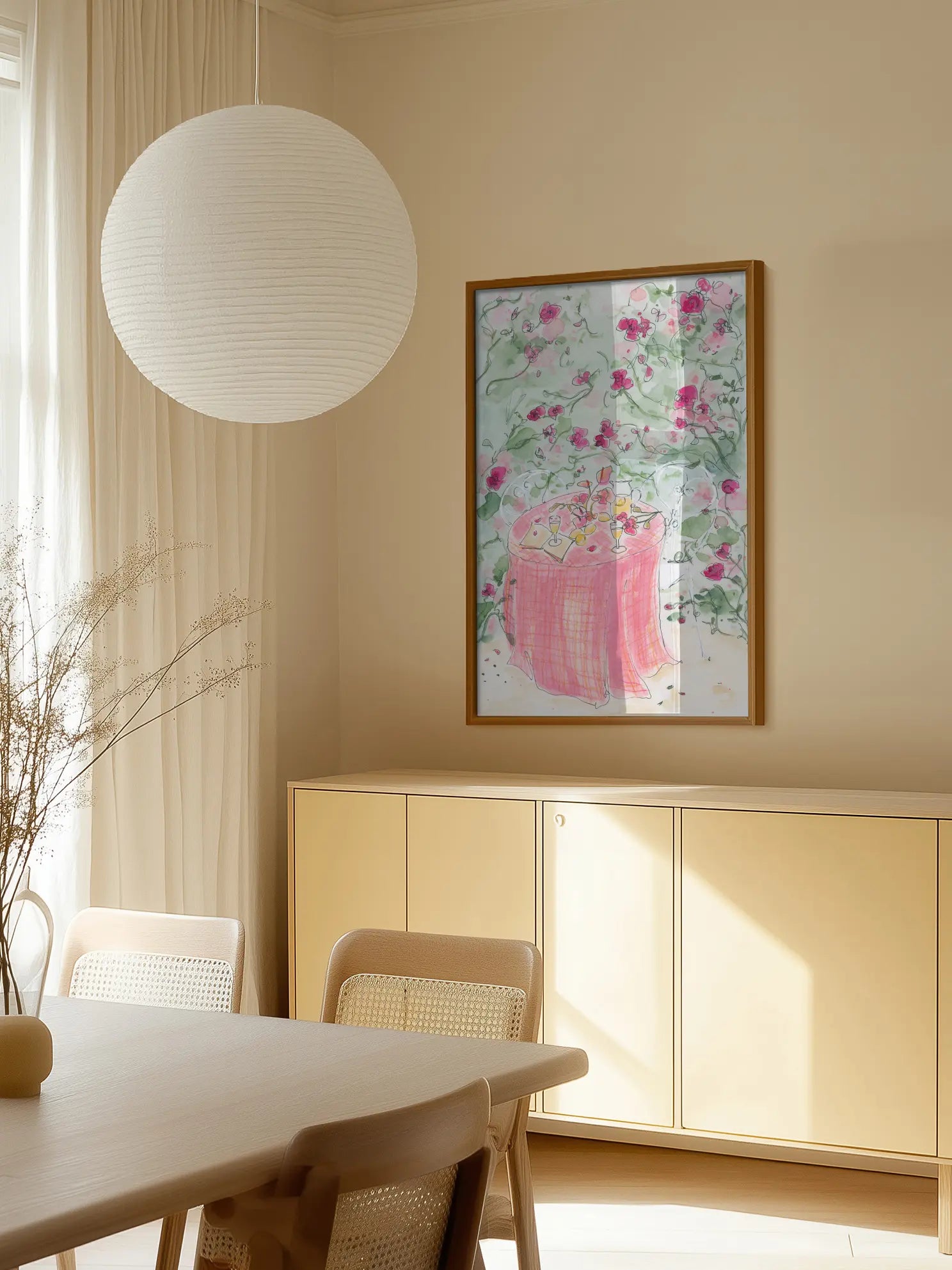 Garden Lunch Poster