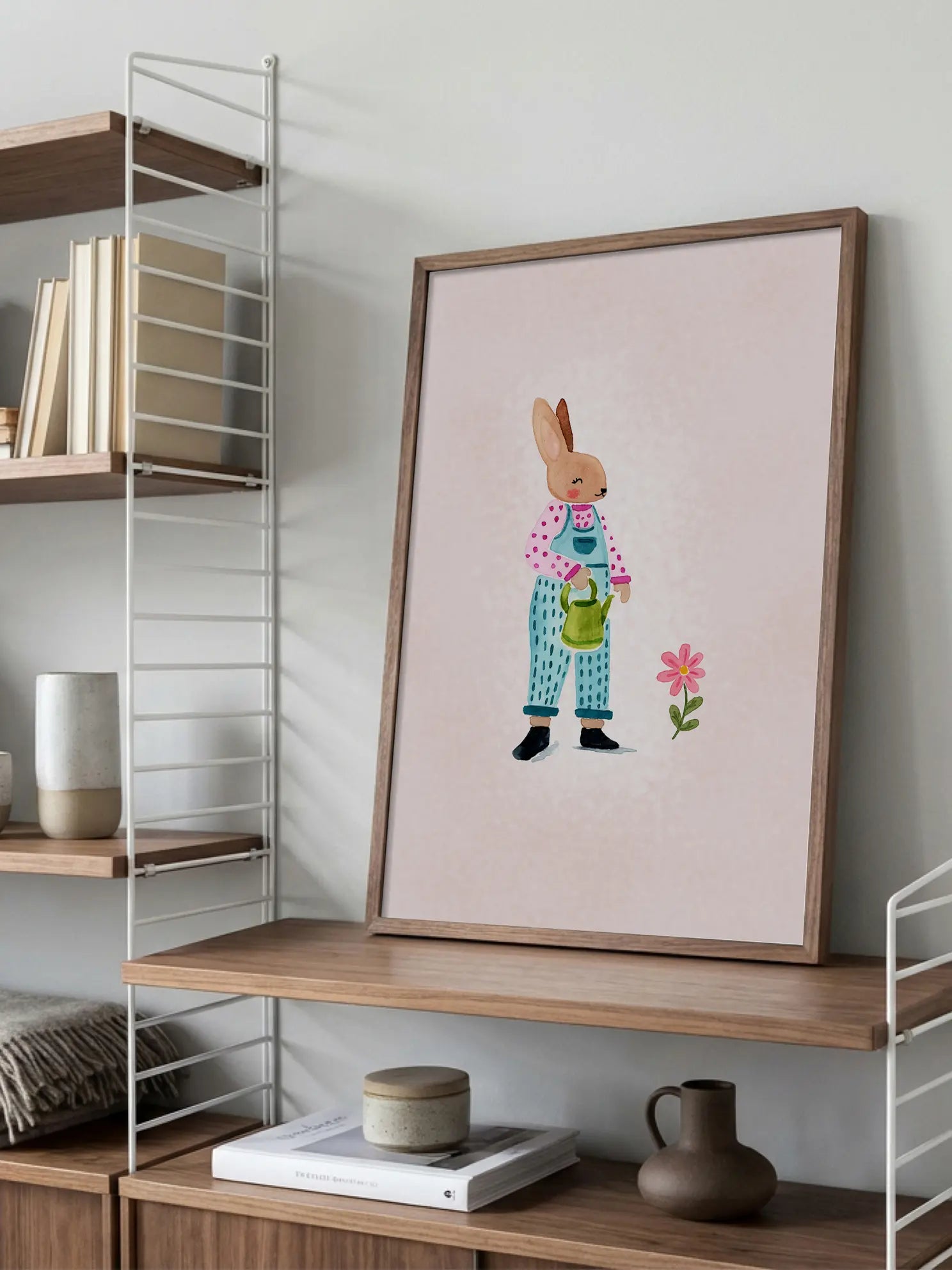 Gardener Bunny Poster