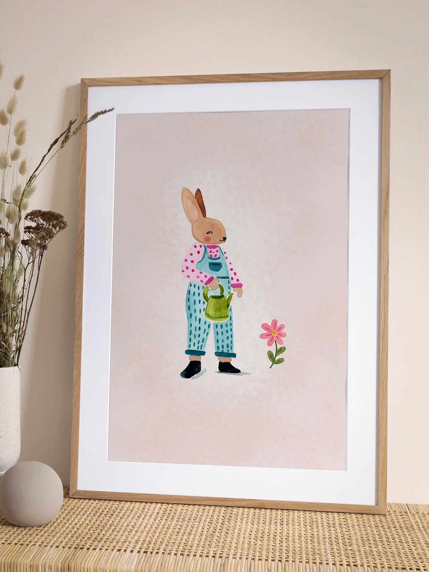 Gardener Bunny Poster