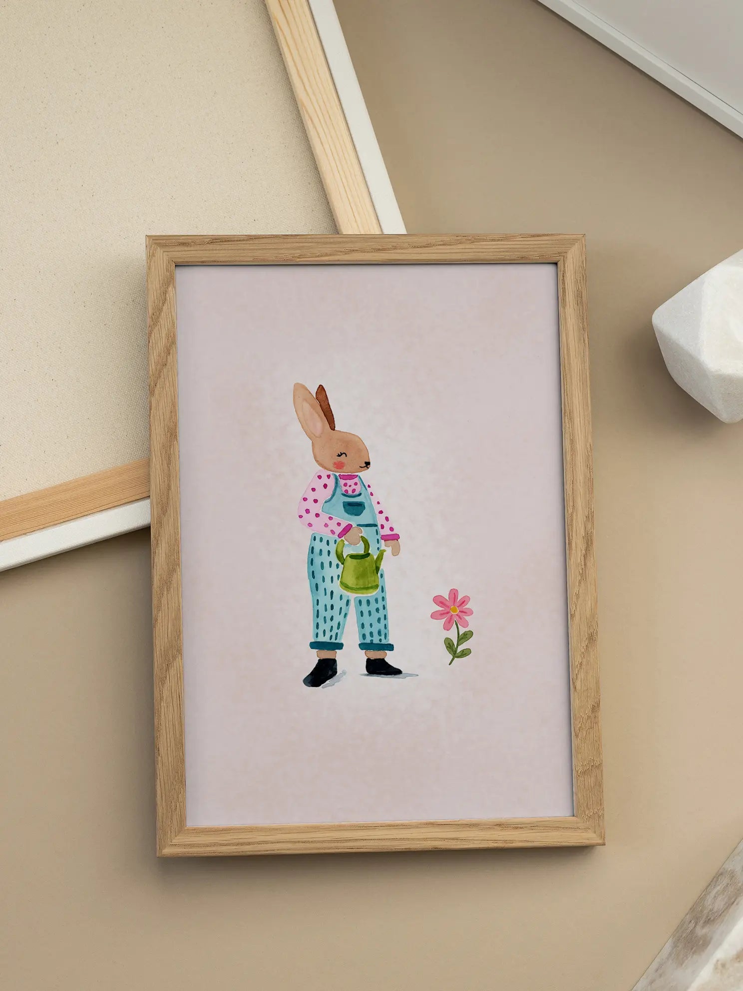 Gardener Bunny Poster