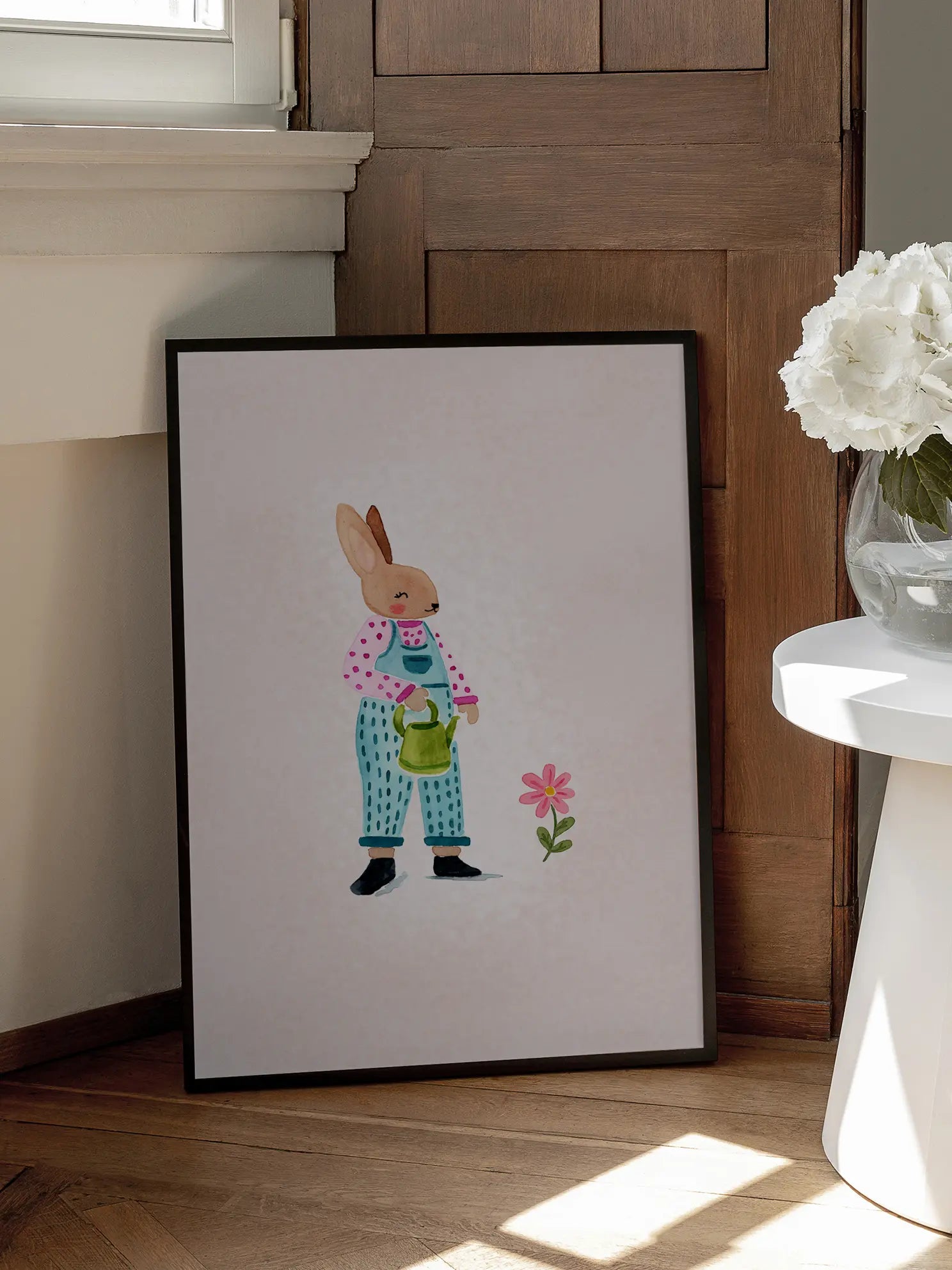 Gardener Bunny Poster