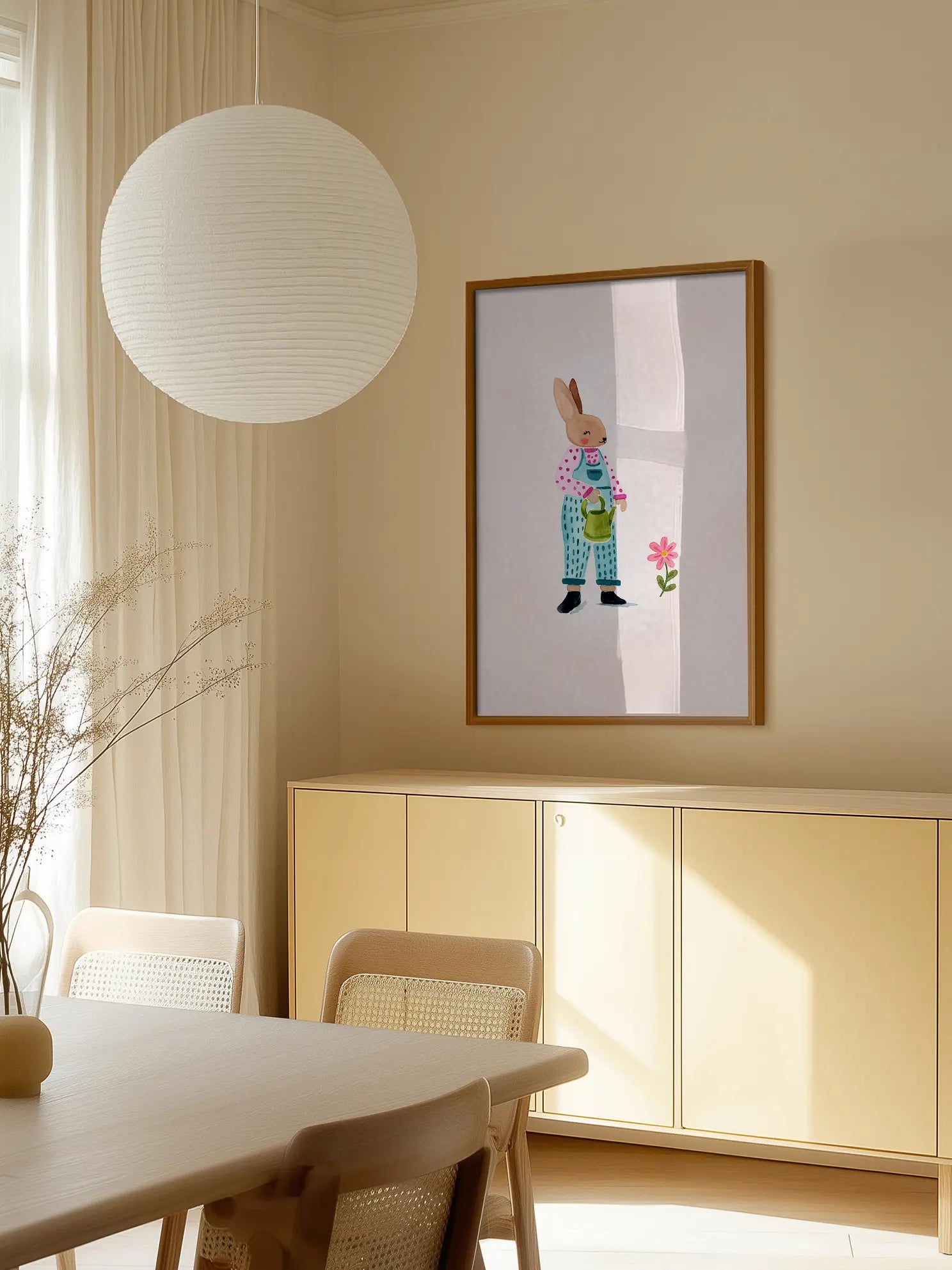 Gardener Bunny Poster