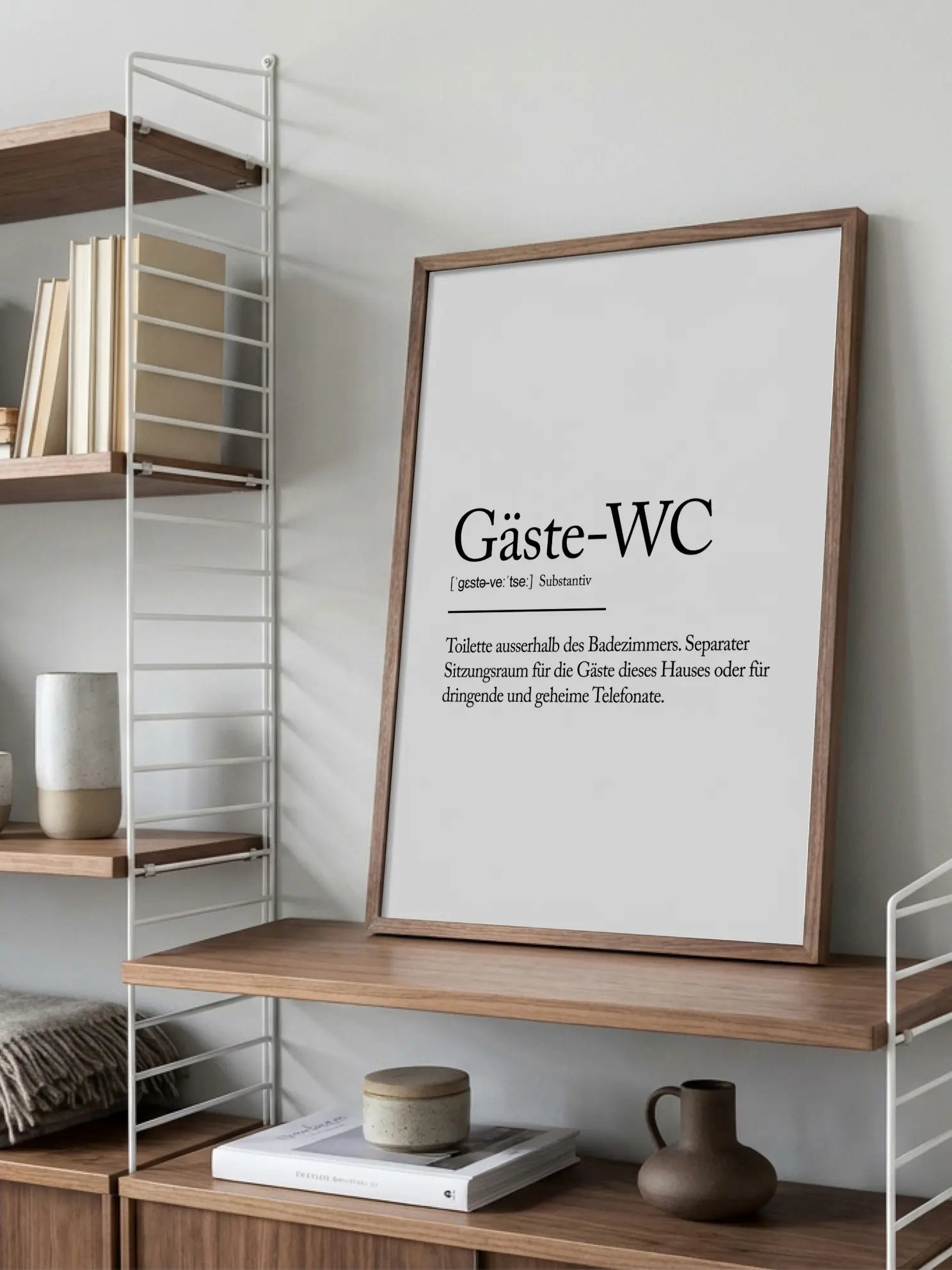 Gäste WC Poster
