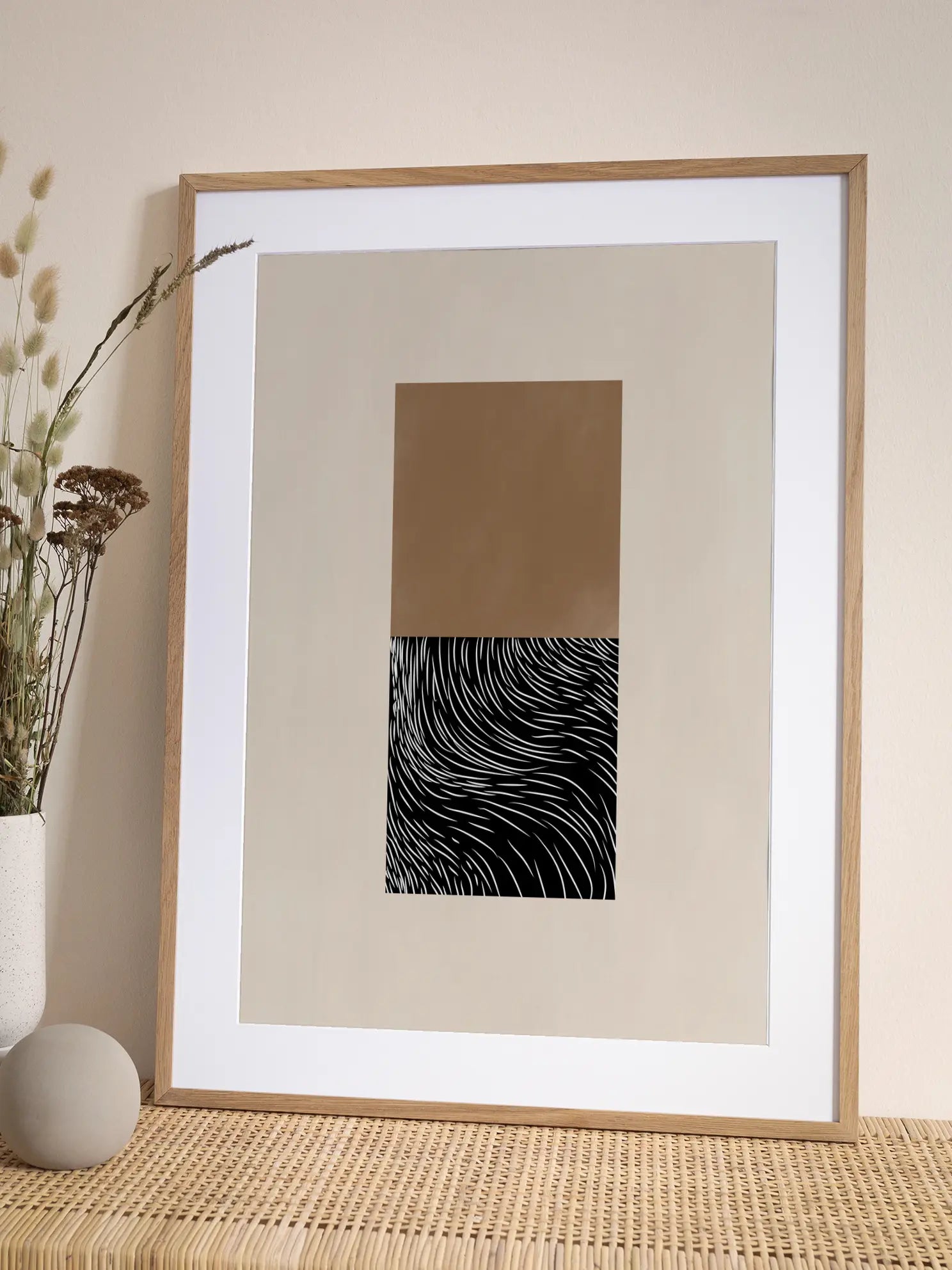 Geometric and Organic Shapes Poster