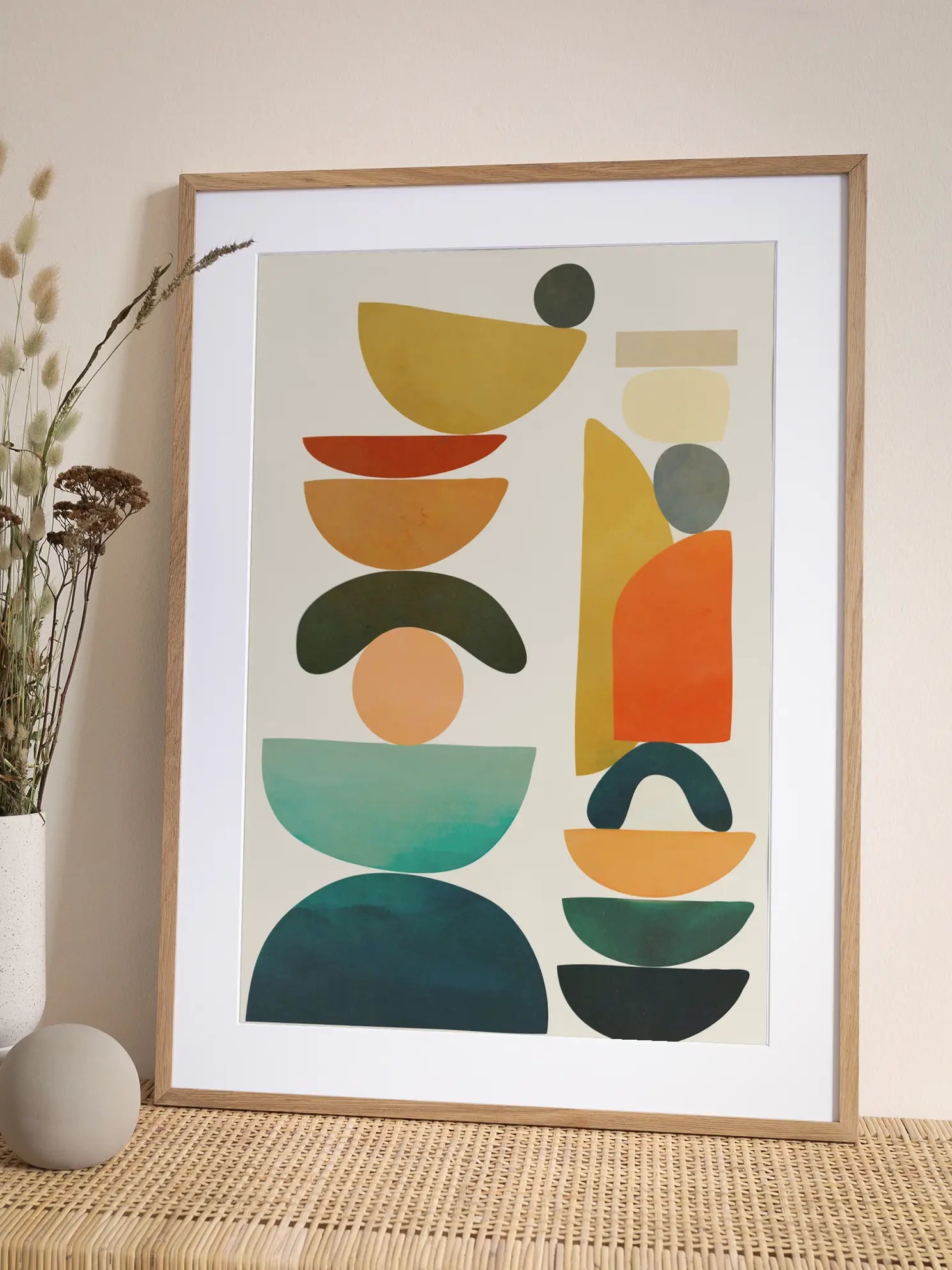 Geometric Harmony Poster