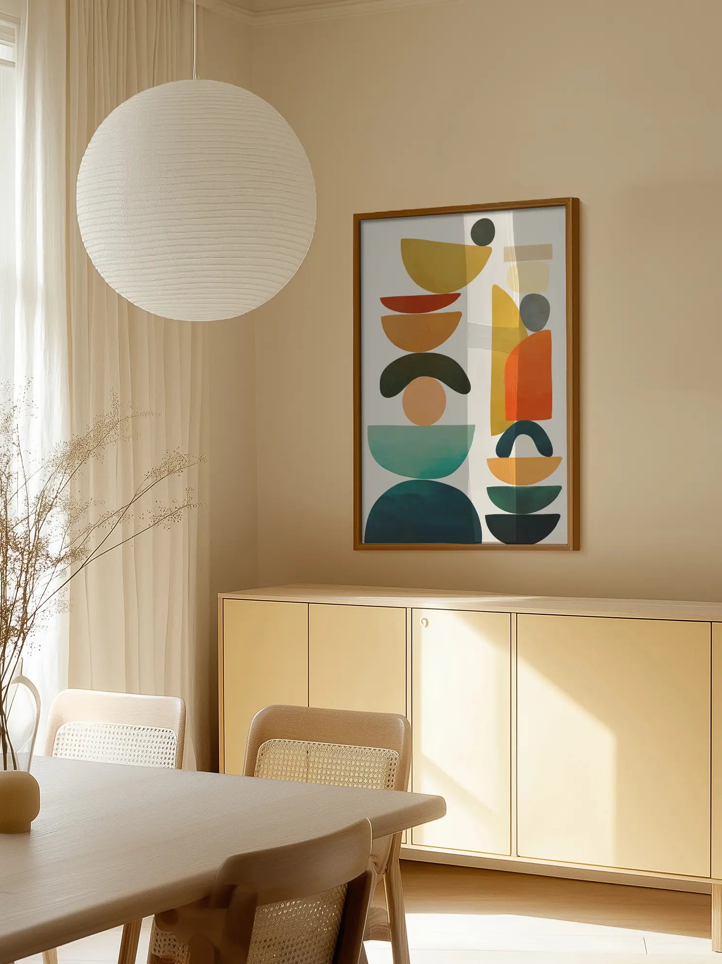 Geometric Harmony Poster