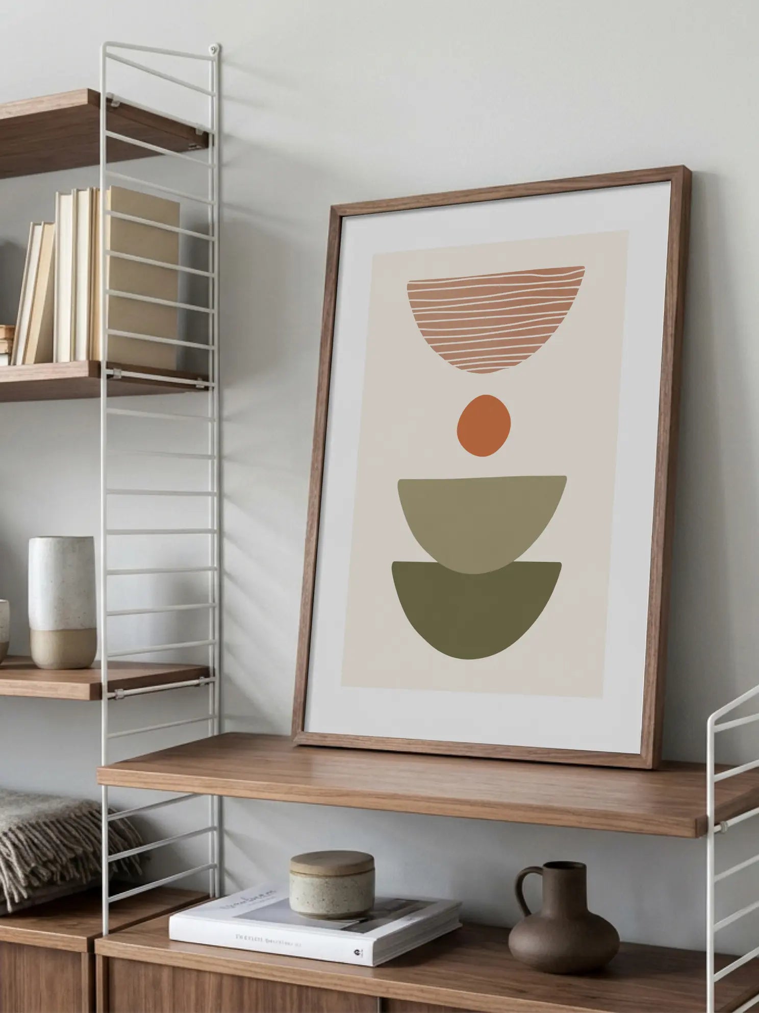 Geometric Reflections Poster