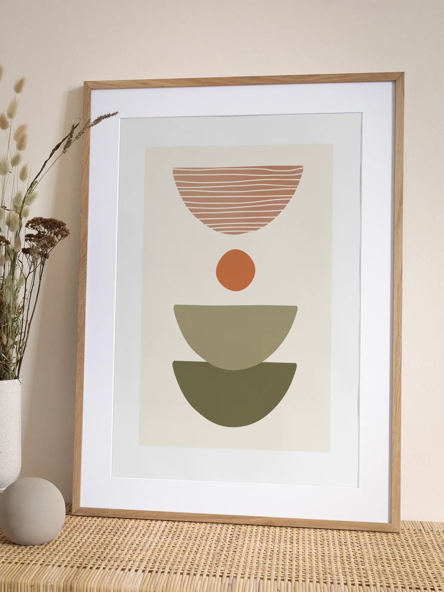 Geometric Reflections Poster