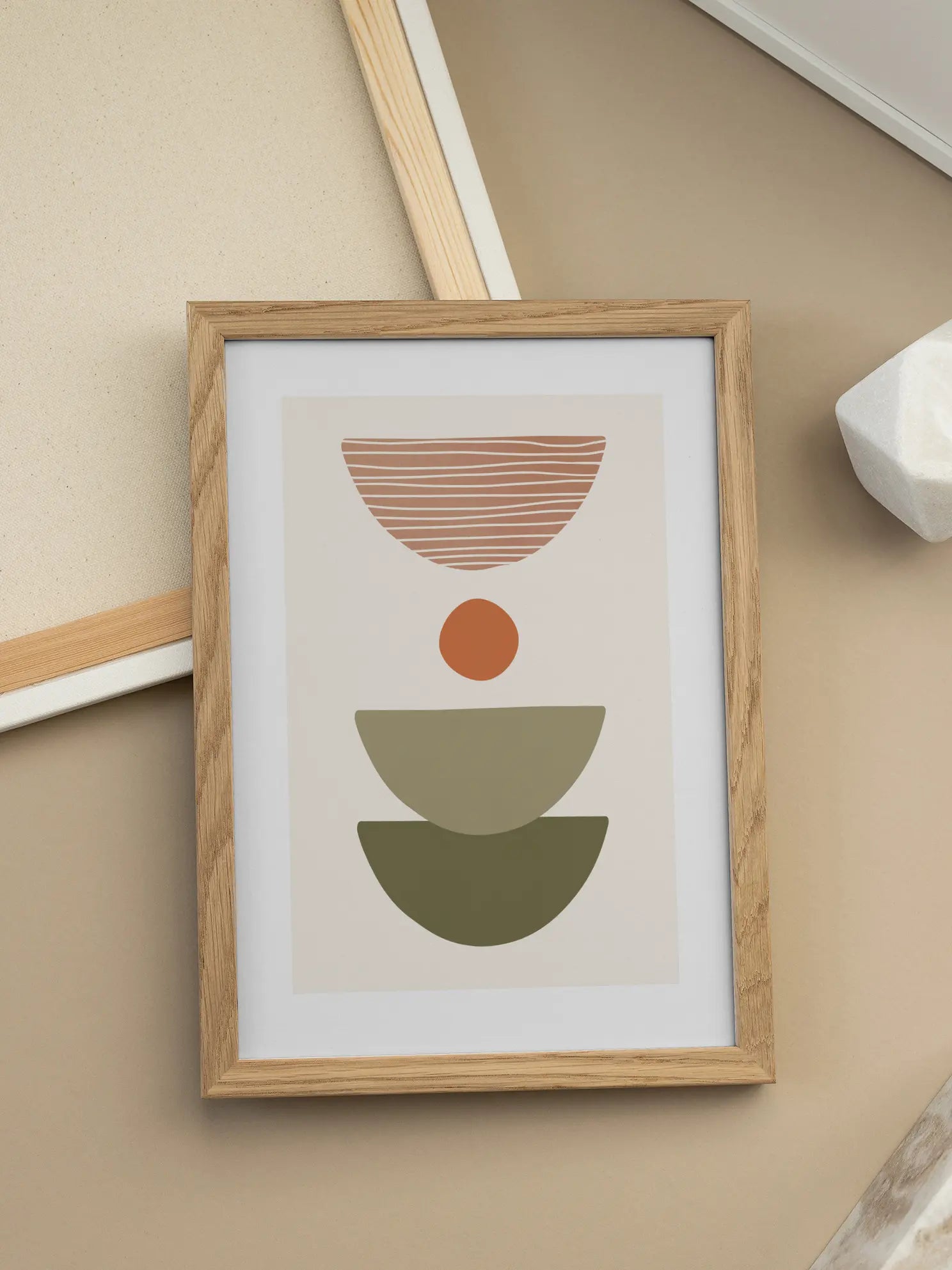 Geometric Reflections Poster