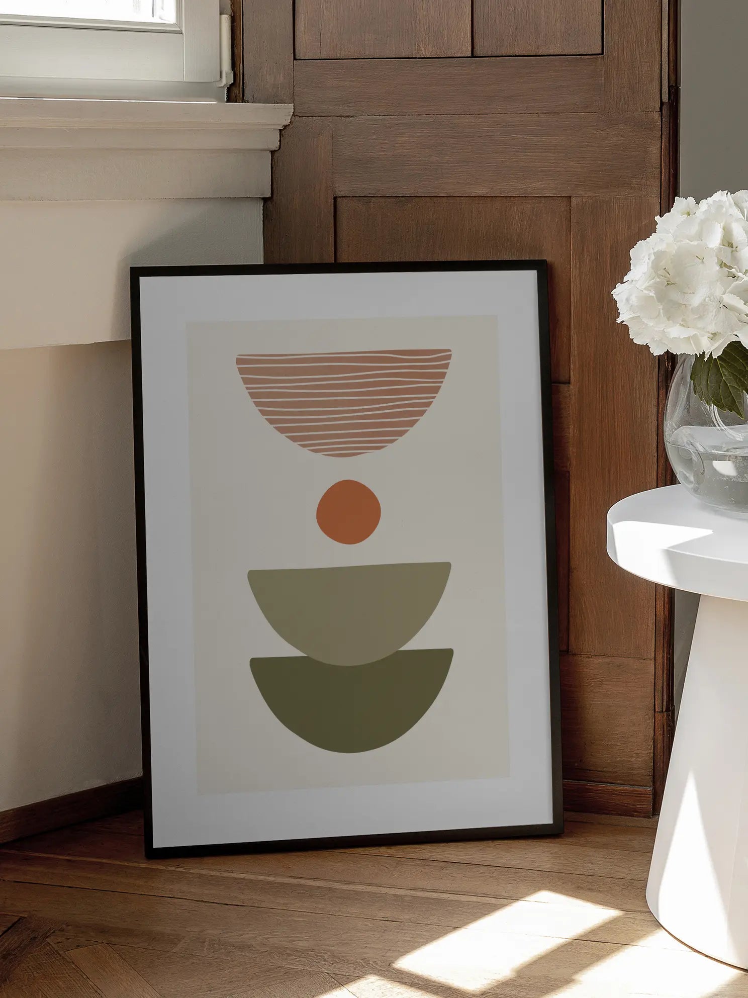 Geometric Reflections Poster
