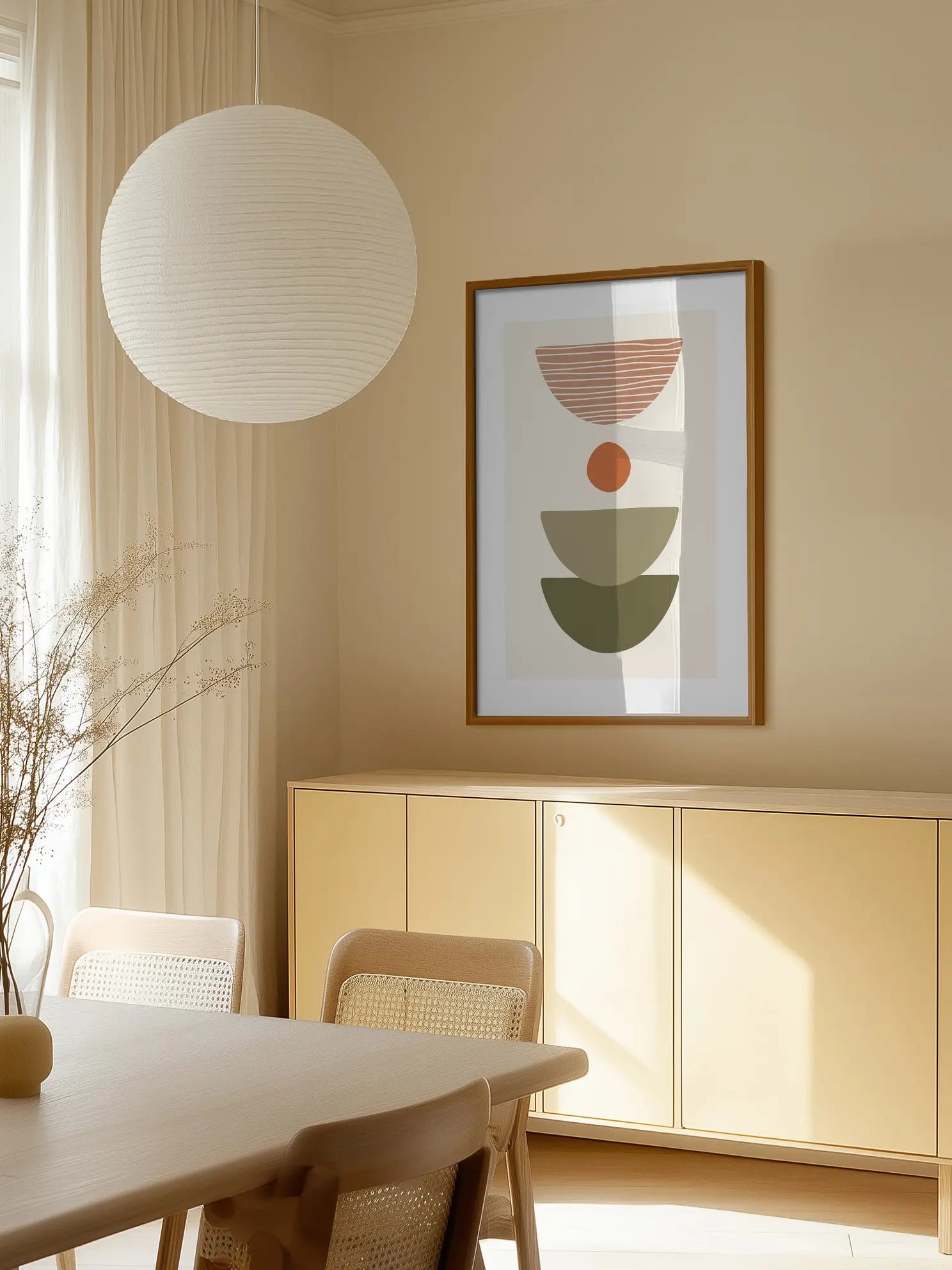 Geometric Reflections Poster