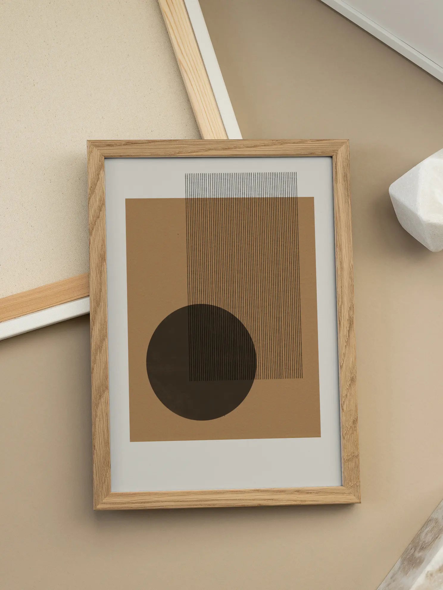 Geometric Shapes Harmony No1 Poster