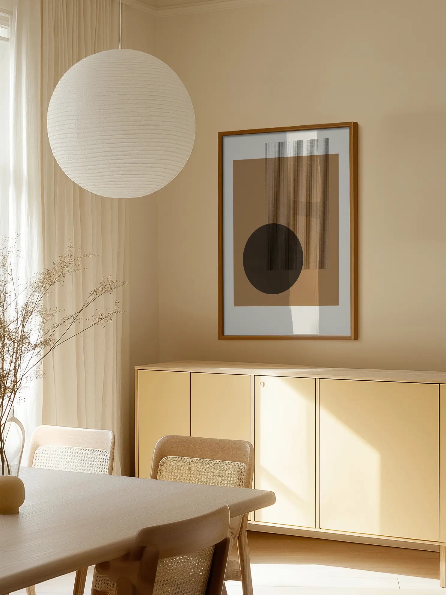 Geometric Shapes Harmony No1 Poster