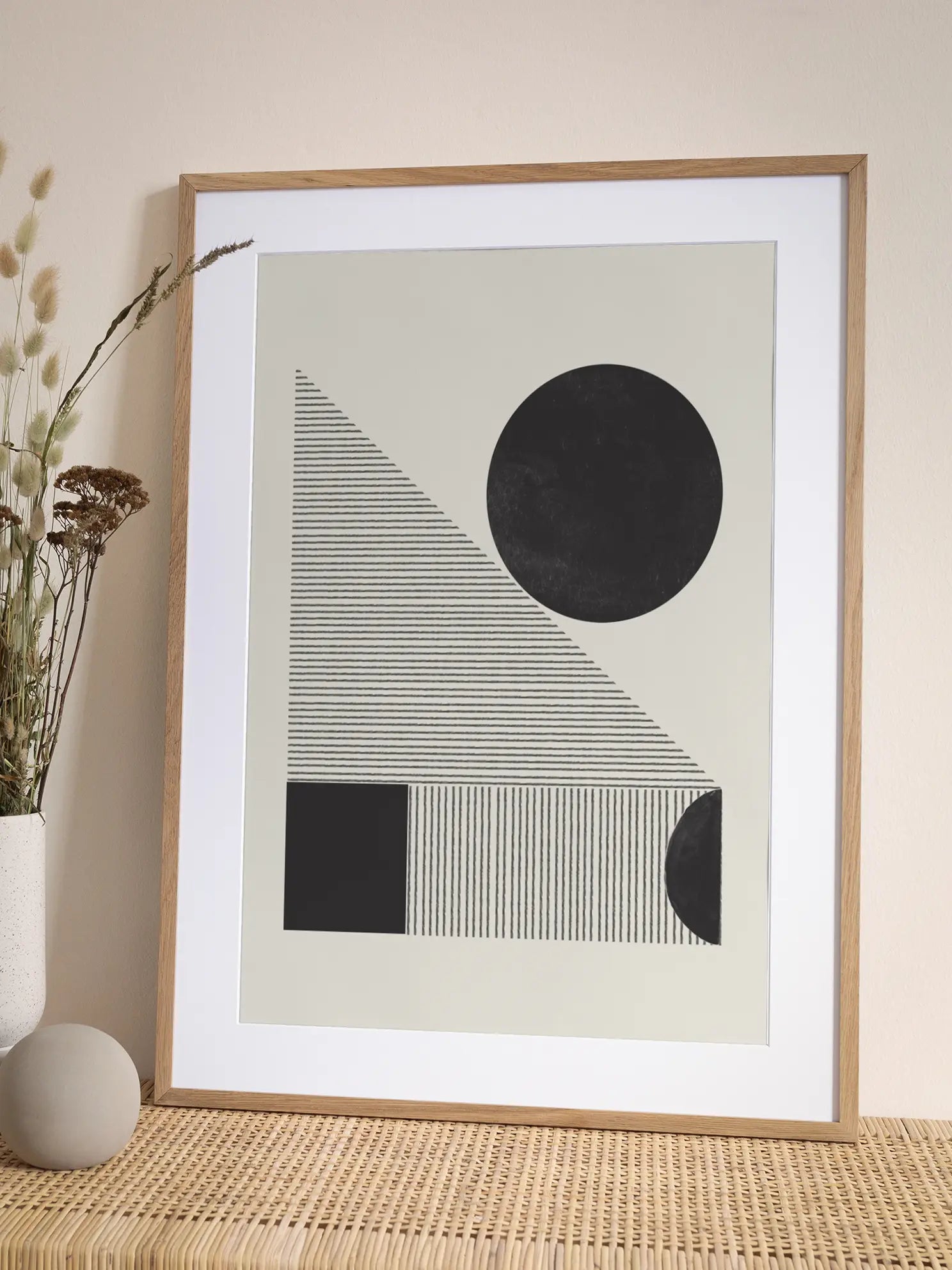 Geometric Shapes Harmony No2 Poster