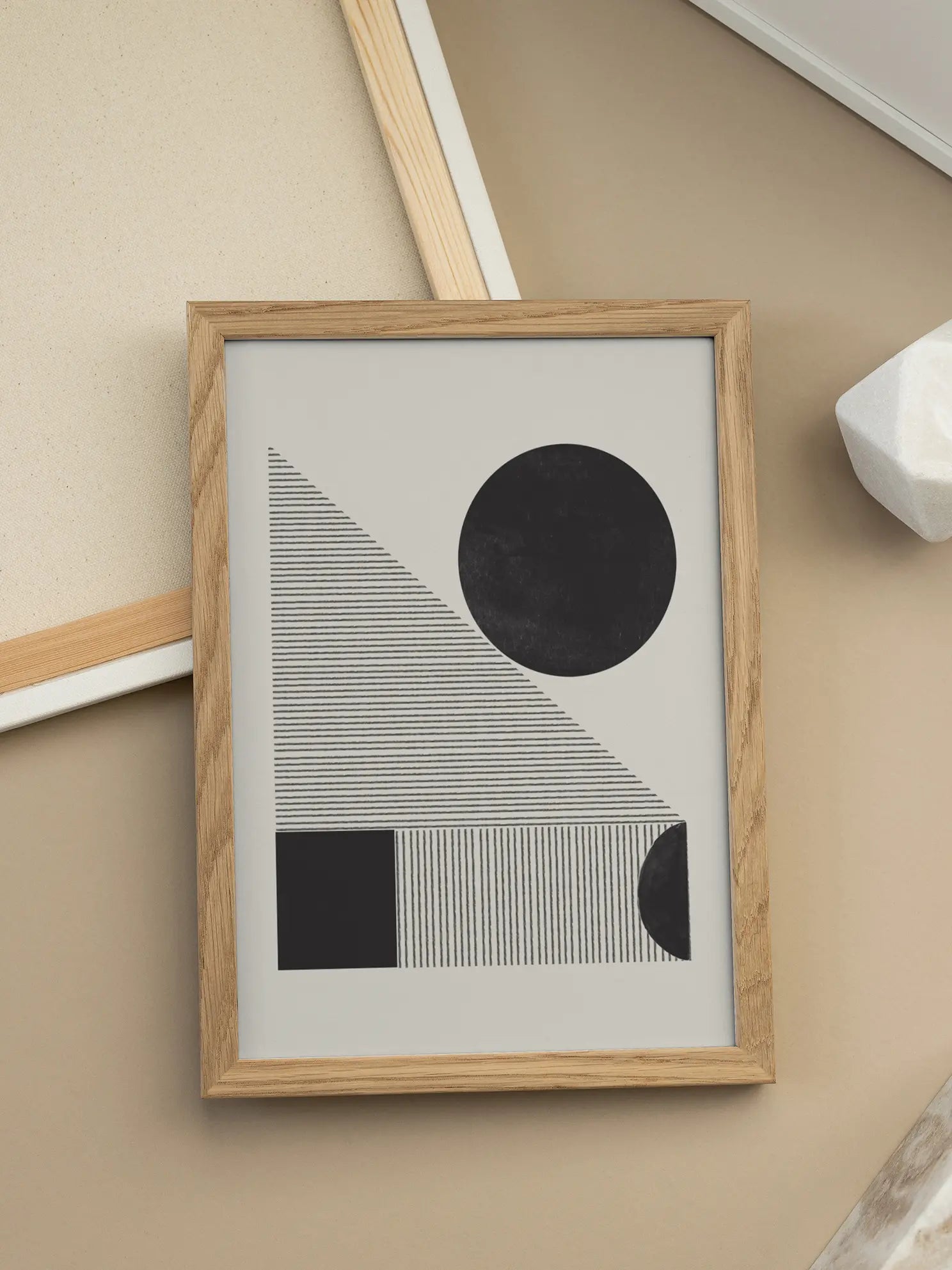 Geometric Shapes Harmony No2 Poster