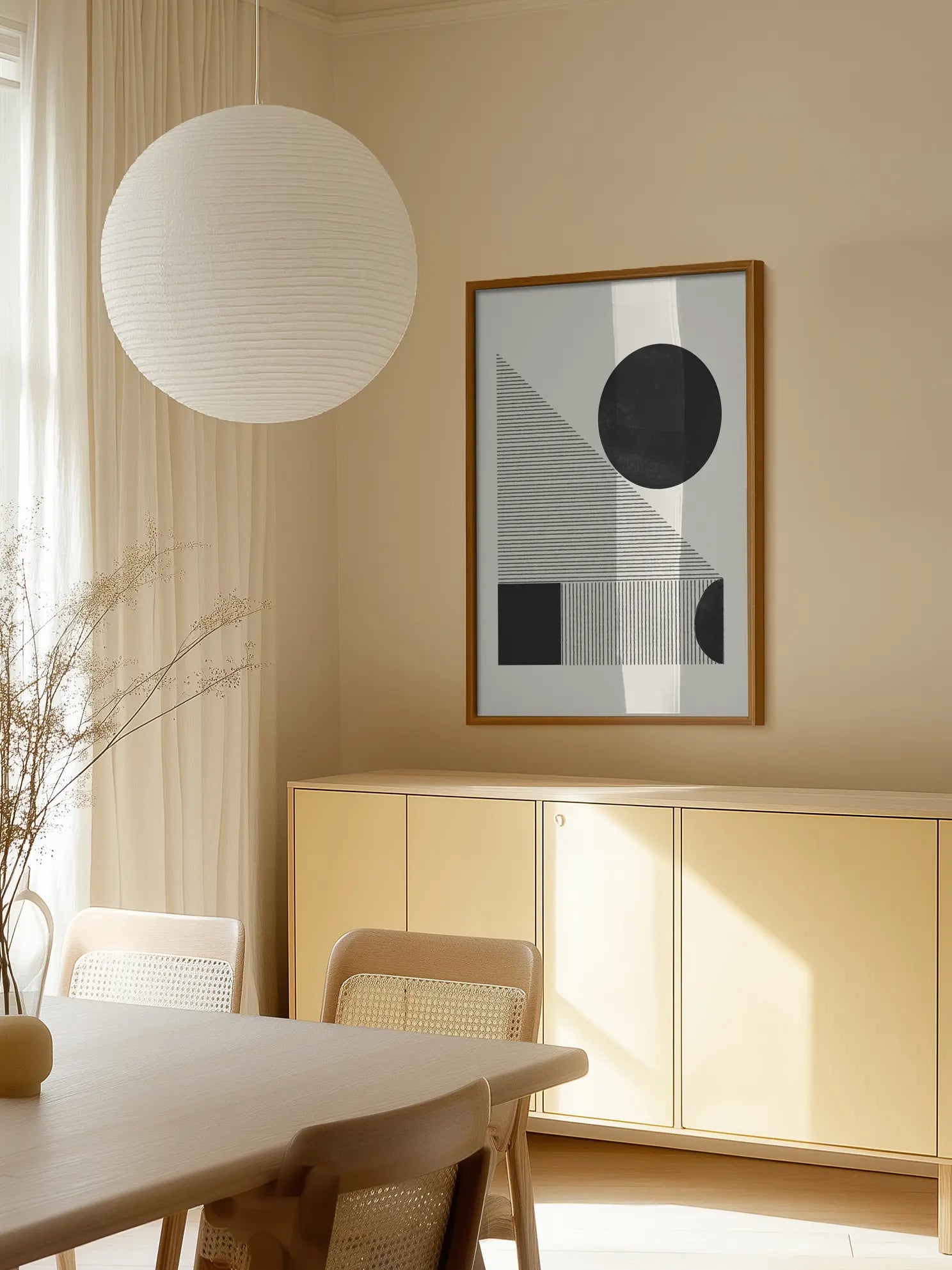 Geometric Shapes Harmony No2 Poster