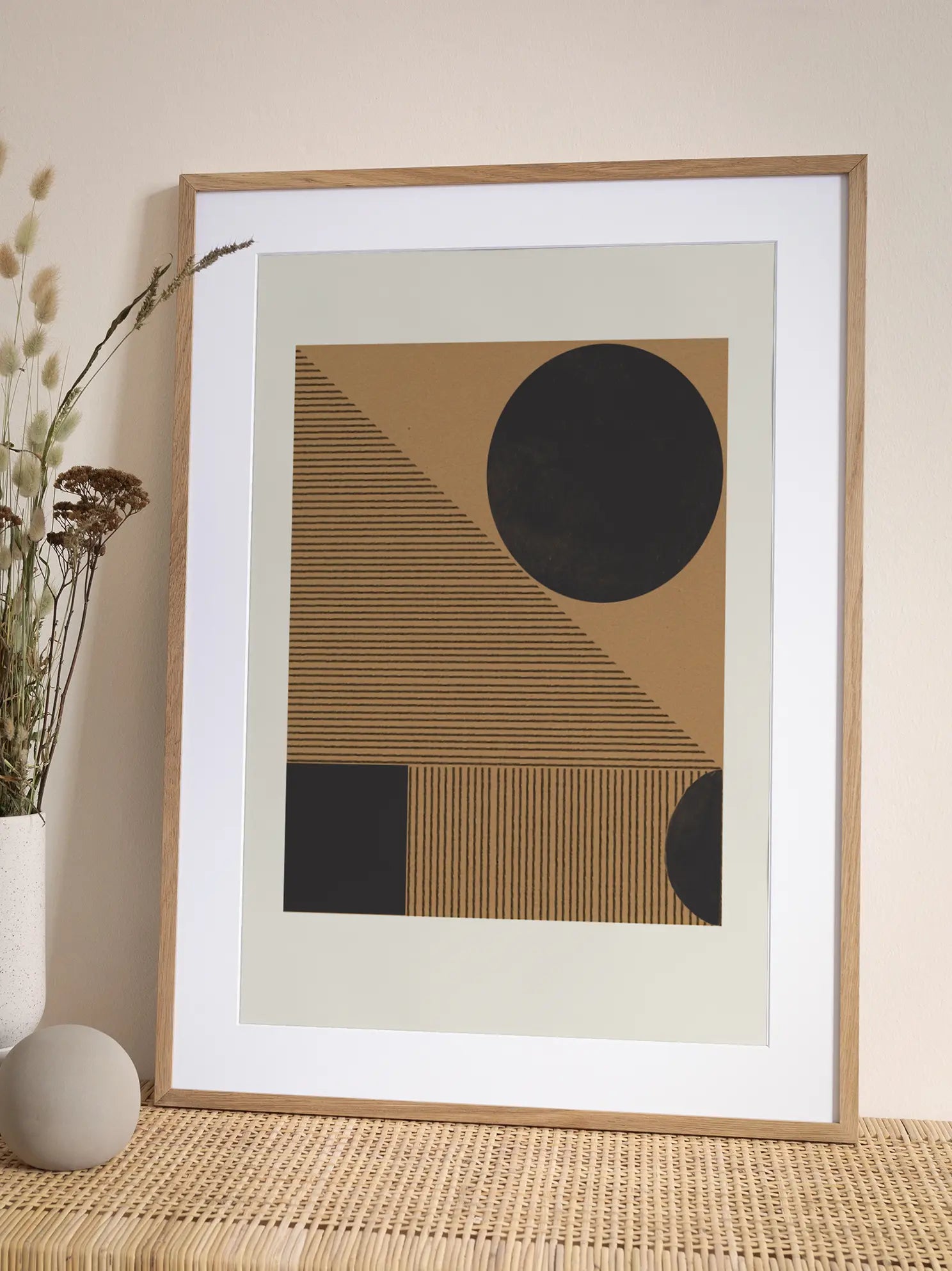 Geometric Shapes Harmony No3 Poster