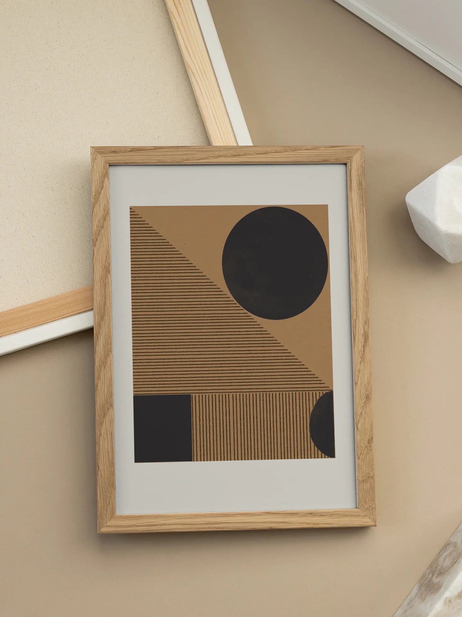 Geometric Shapes Harmony No3 Poster