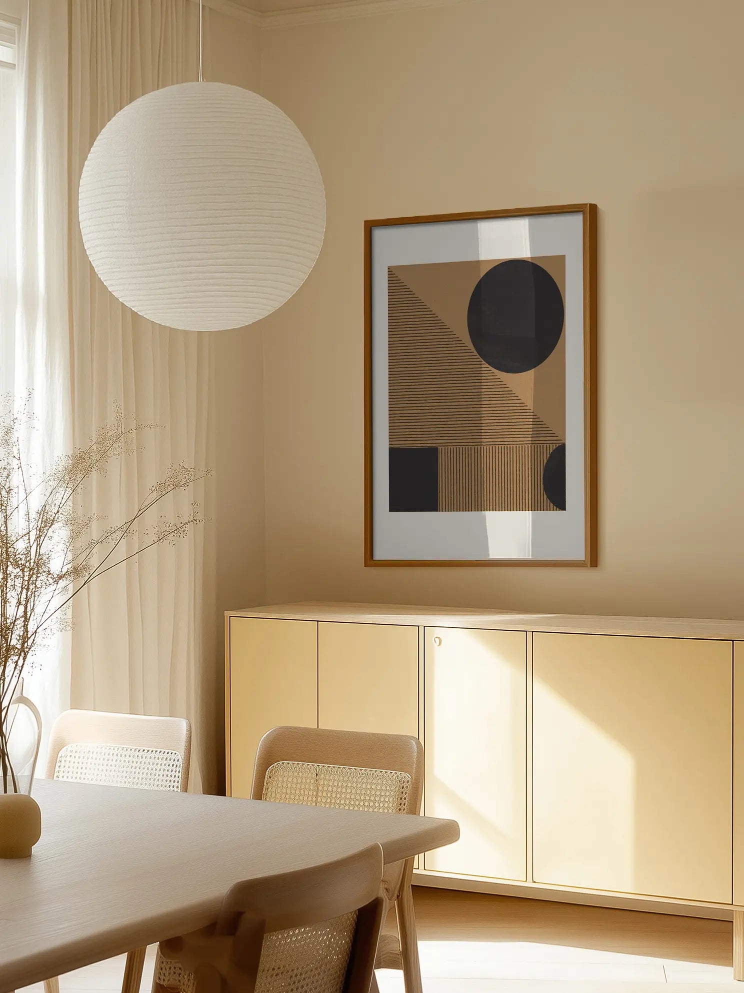 Geometric Shapes Harmony No3 Poster