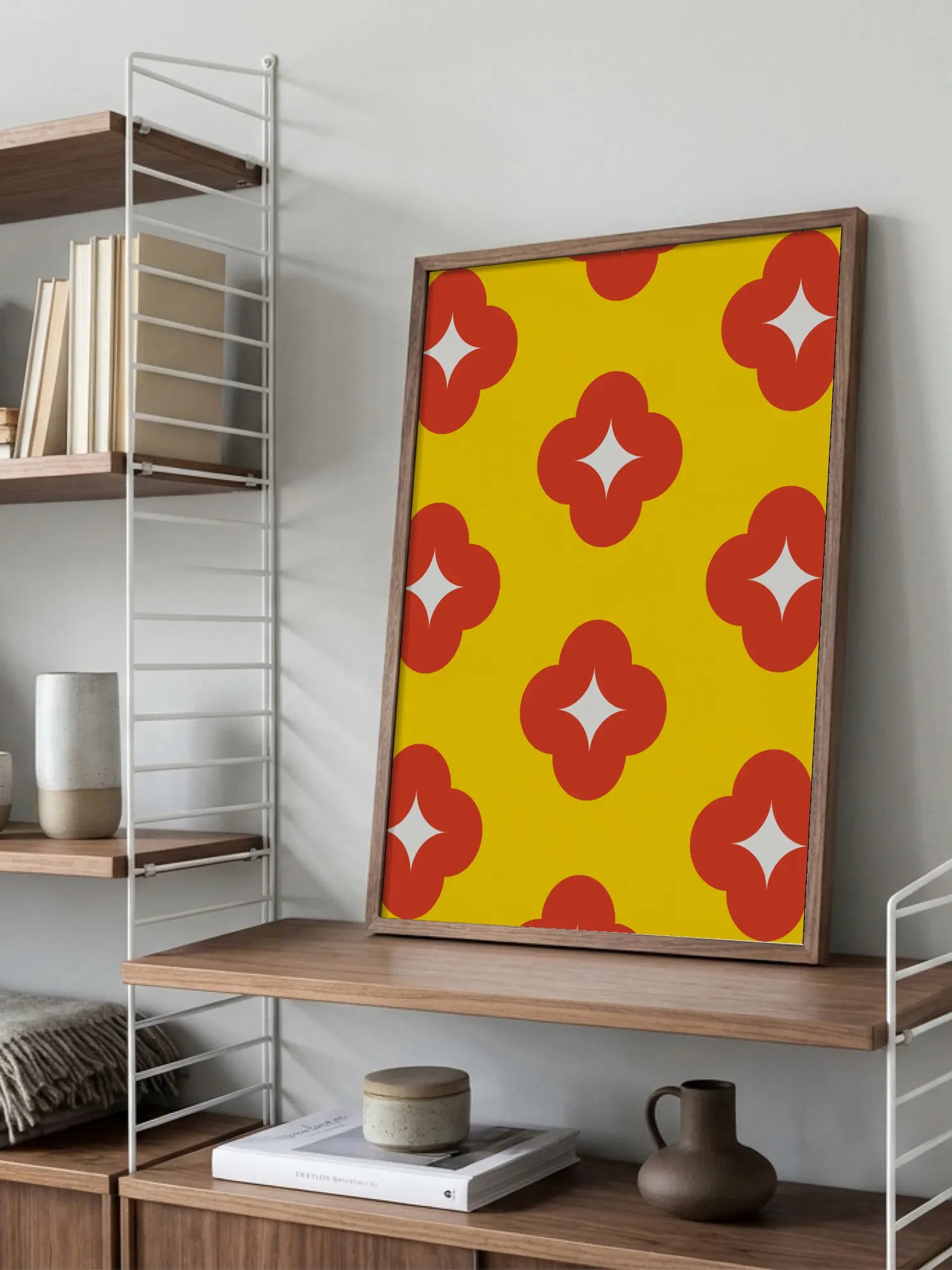 Geometric Yellow Poster