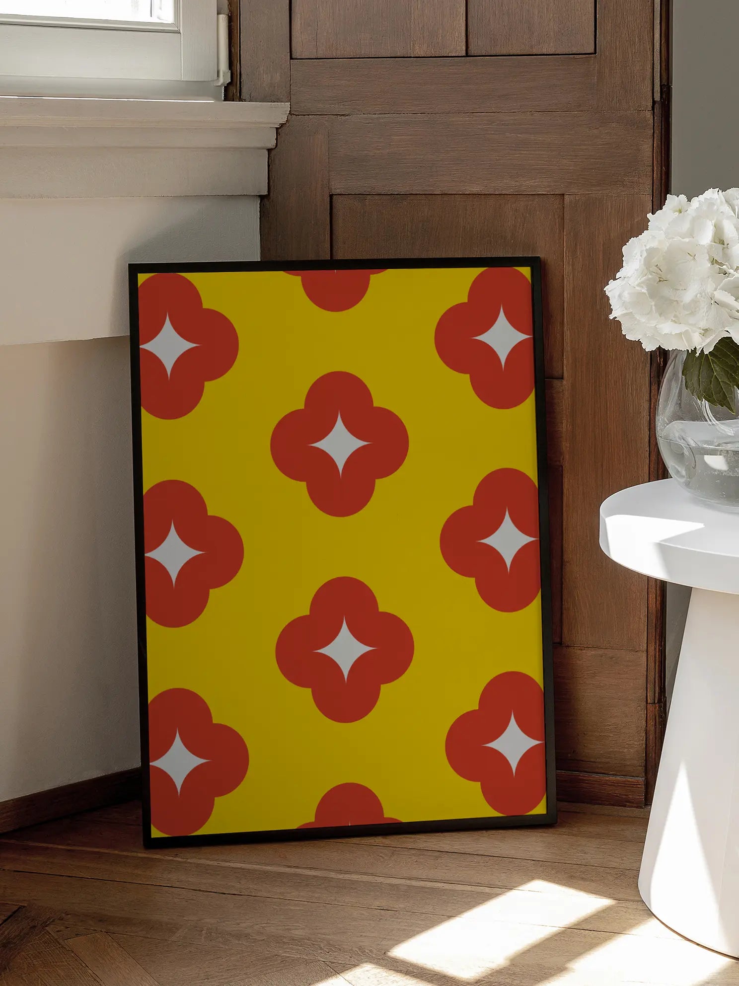 Geometric Yellow Poster