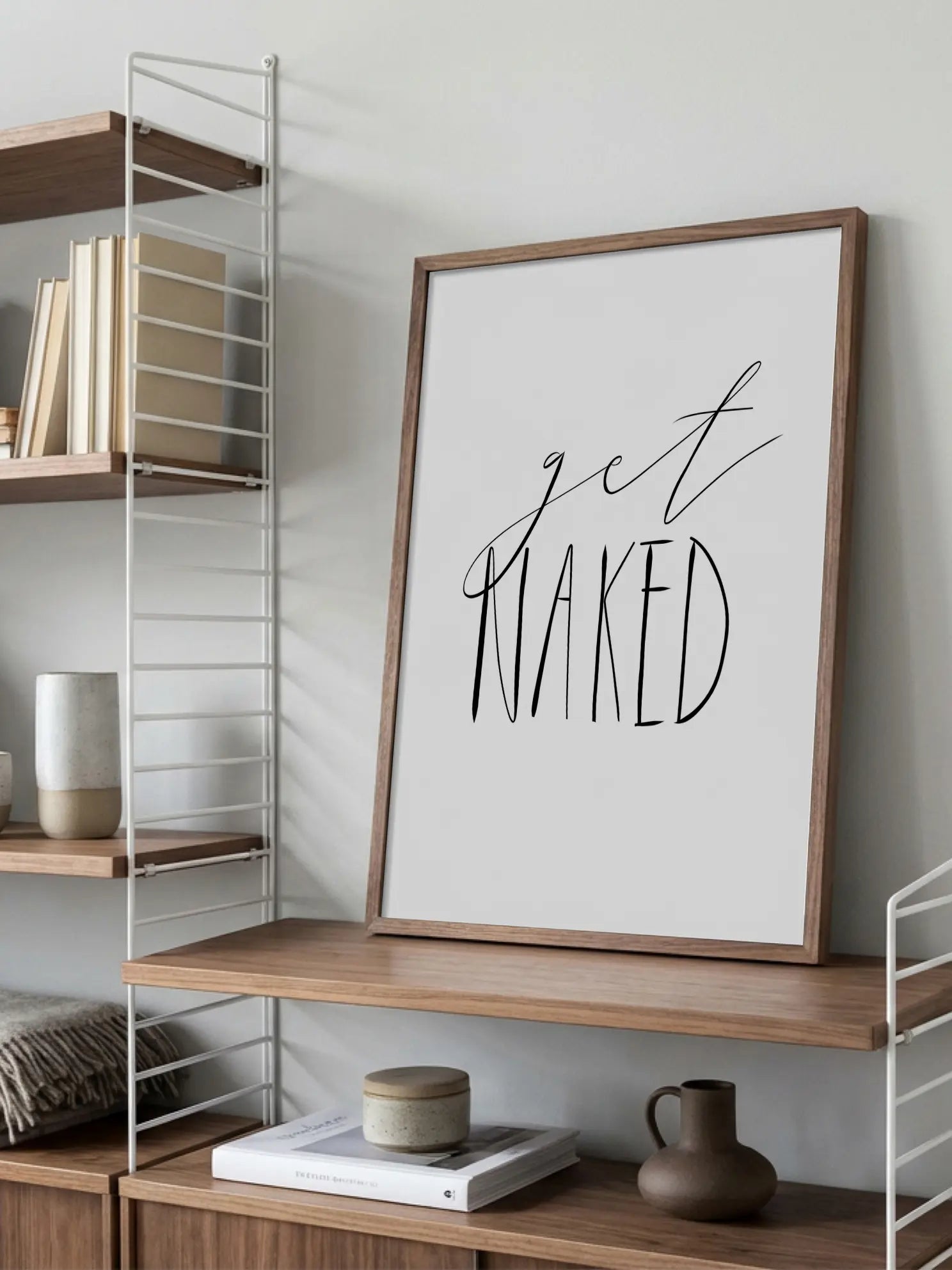 Get Naked No2 Poster