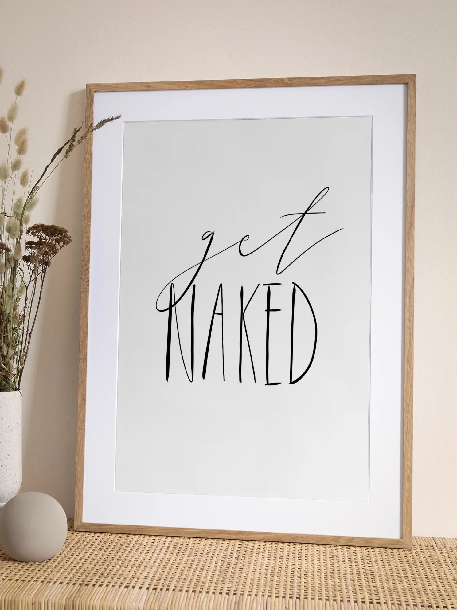 Get Naked No2 Poster