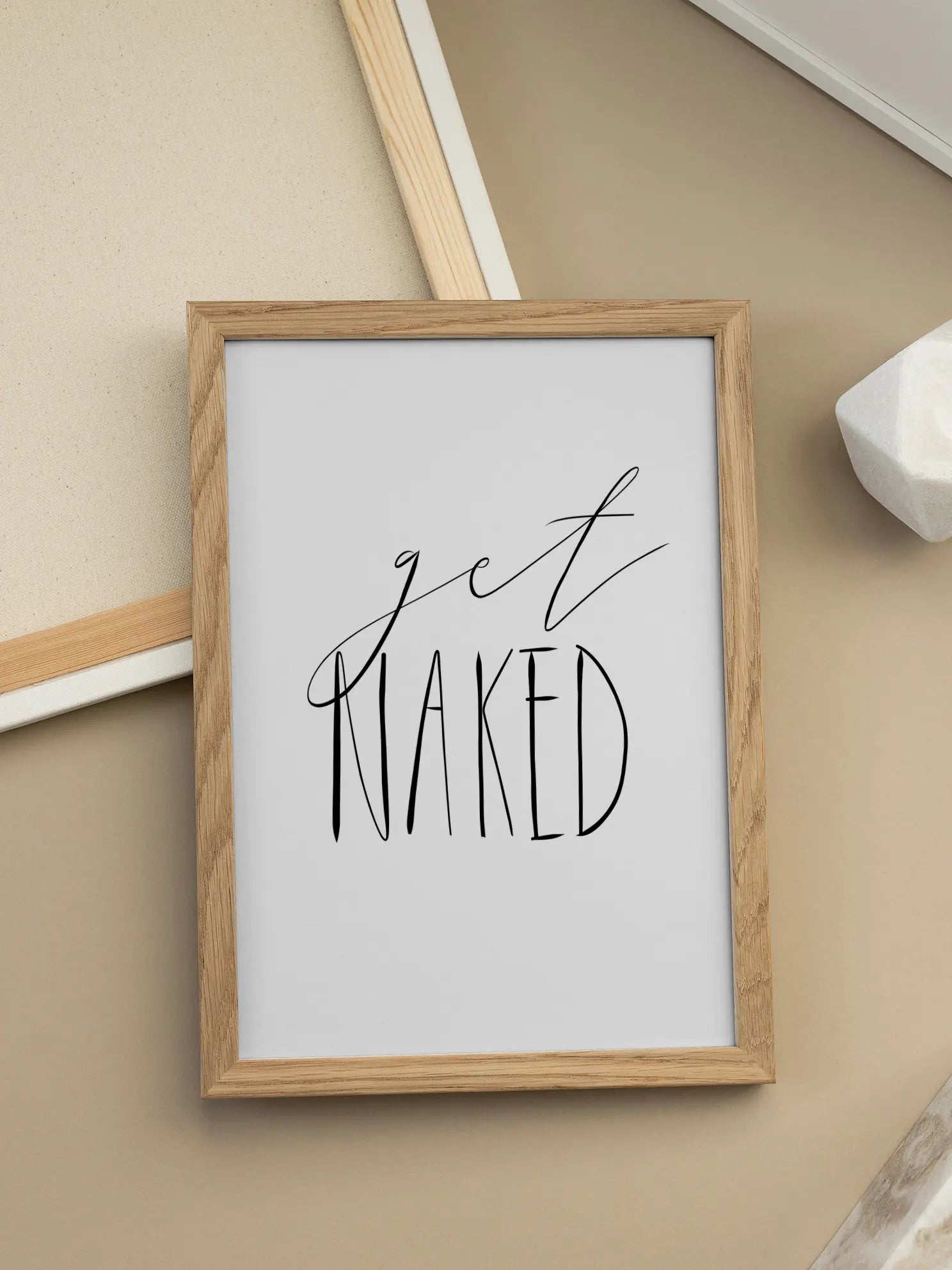 Get Naked No2 Poster