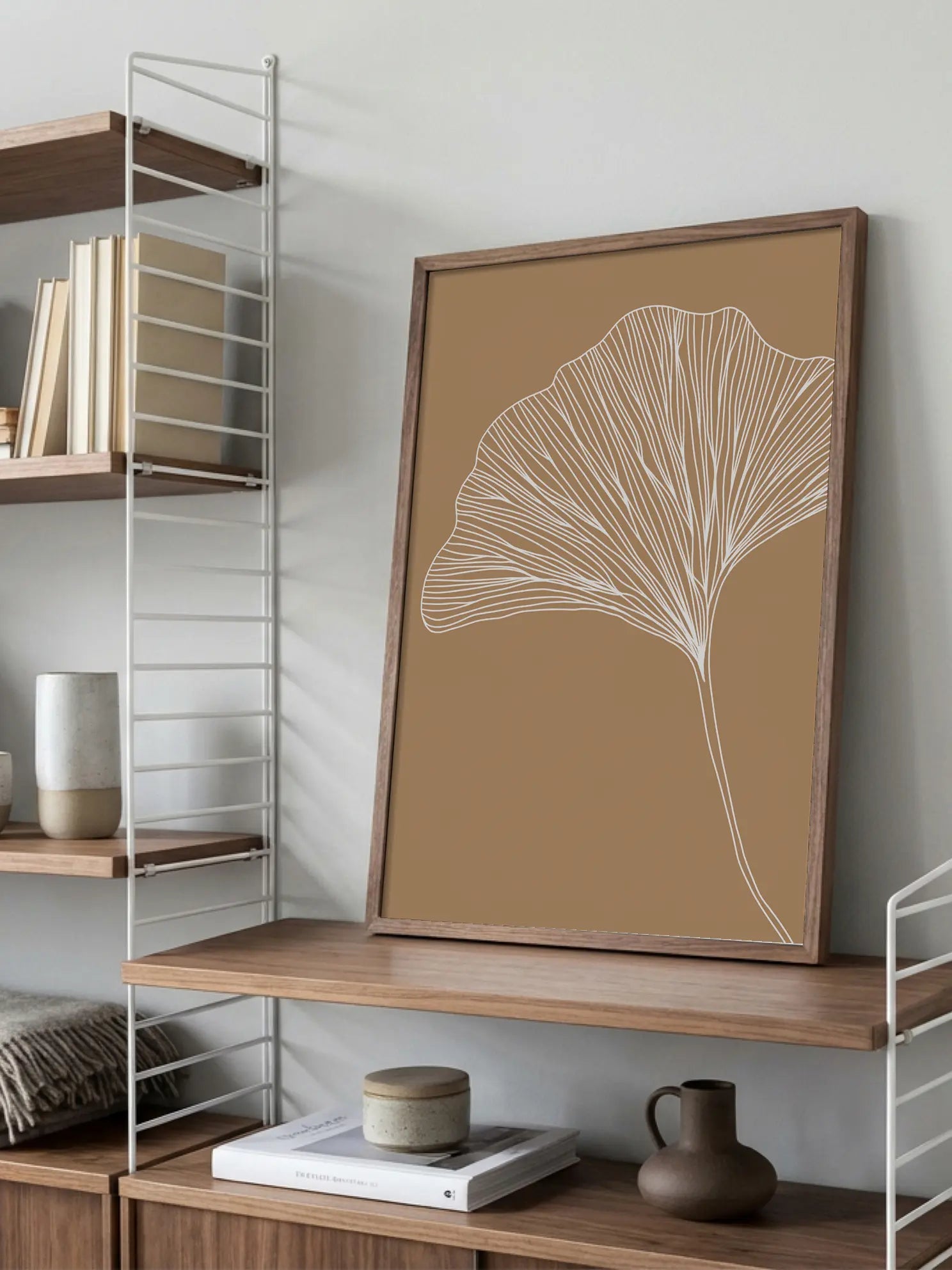 Ginkgo Brown Poster