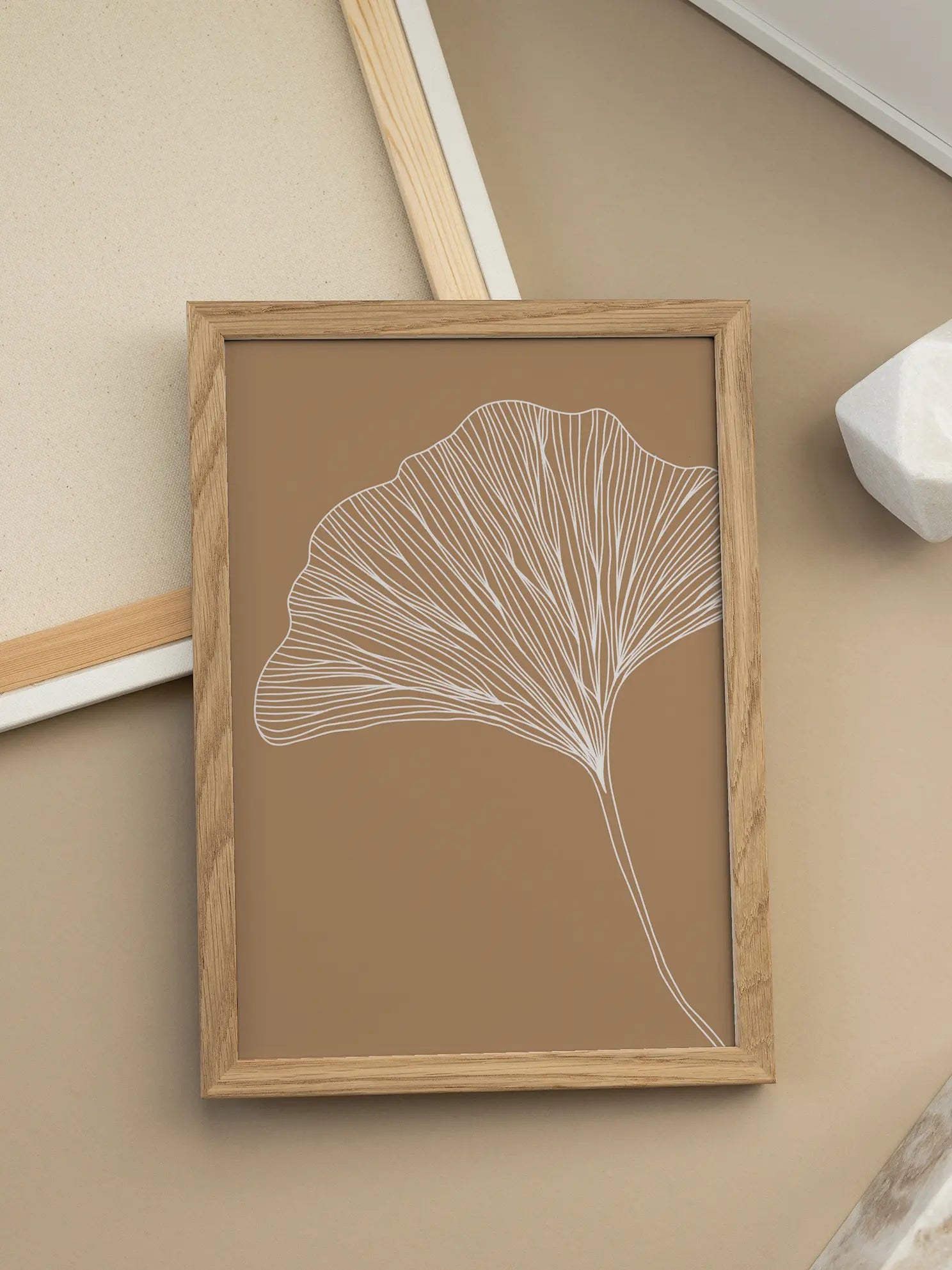 Ginkgo Brown Poster