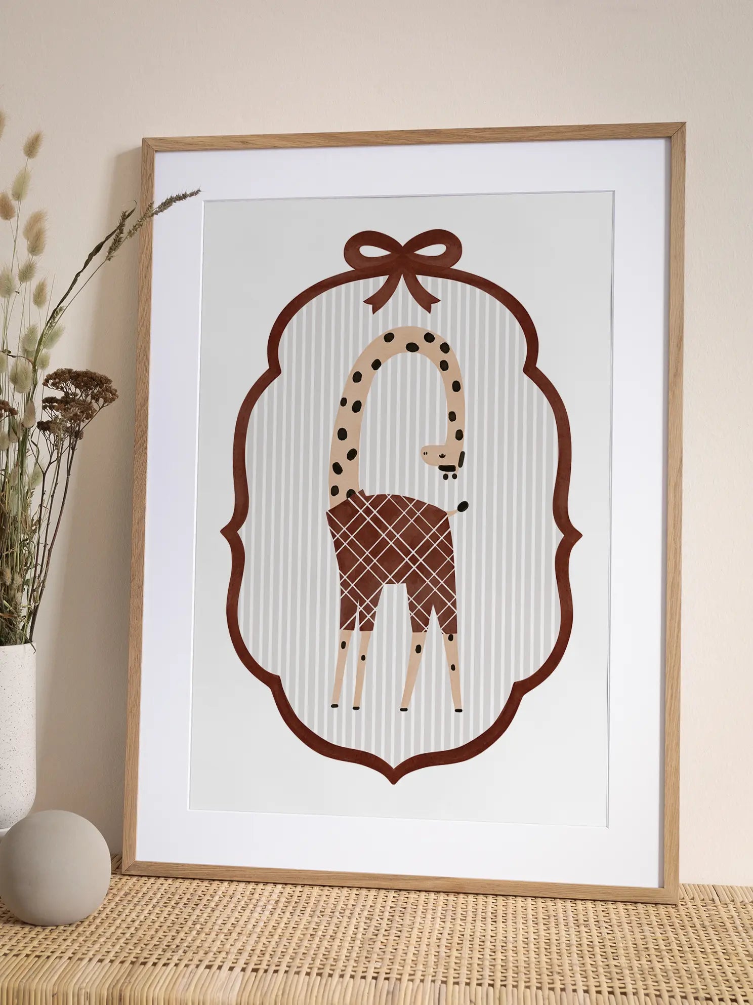 Giraffe Gift Poster