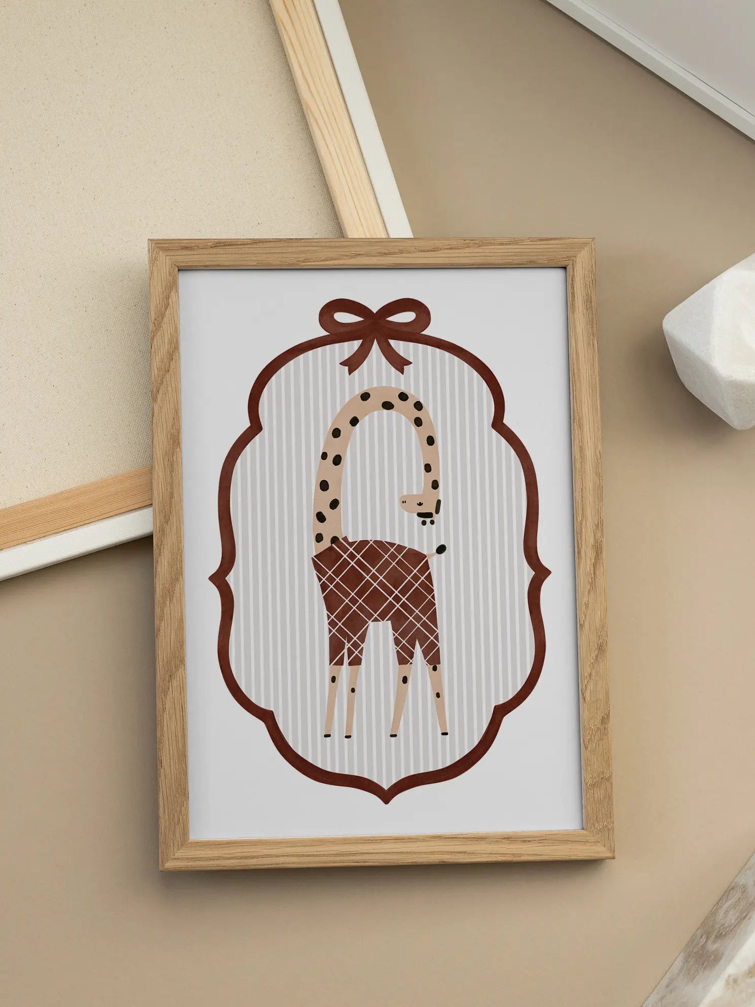 Giraffe Gift Poster