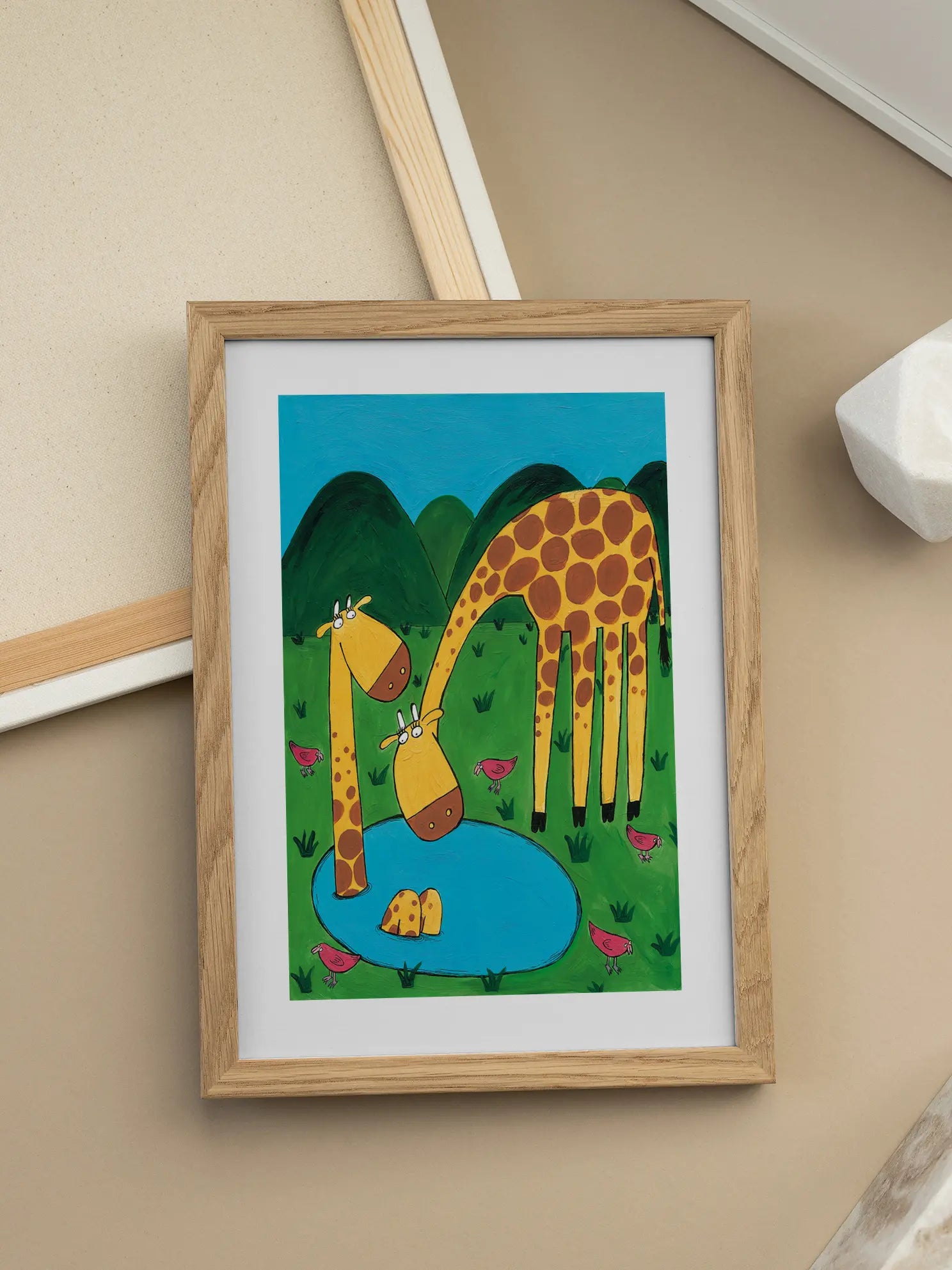Giraffes 2 Poster