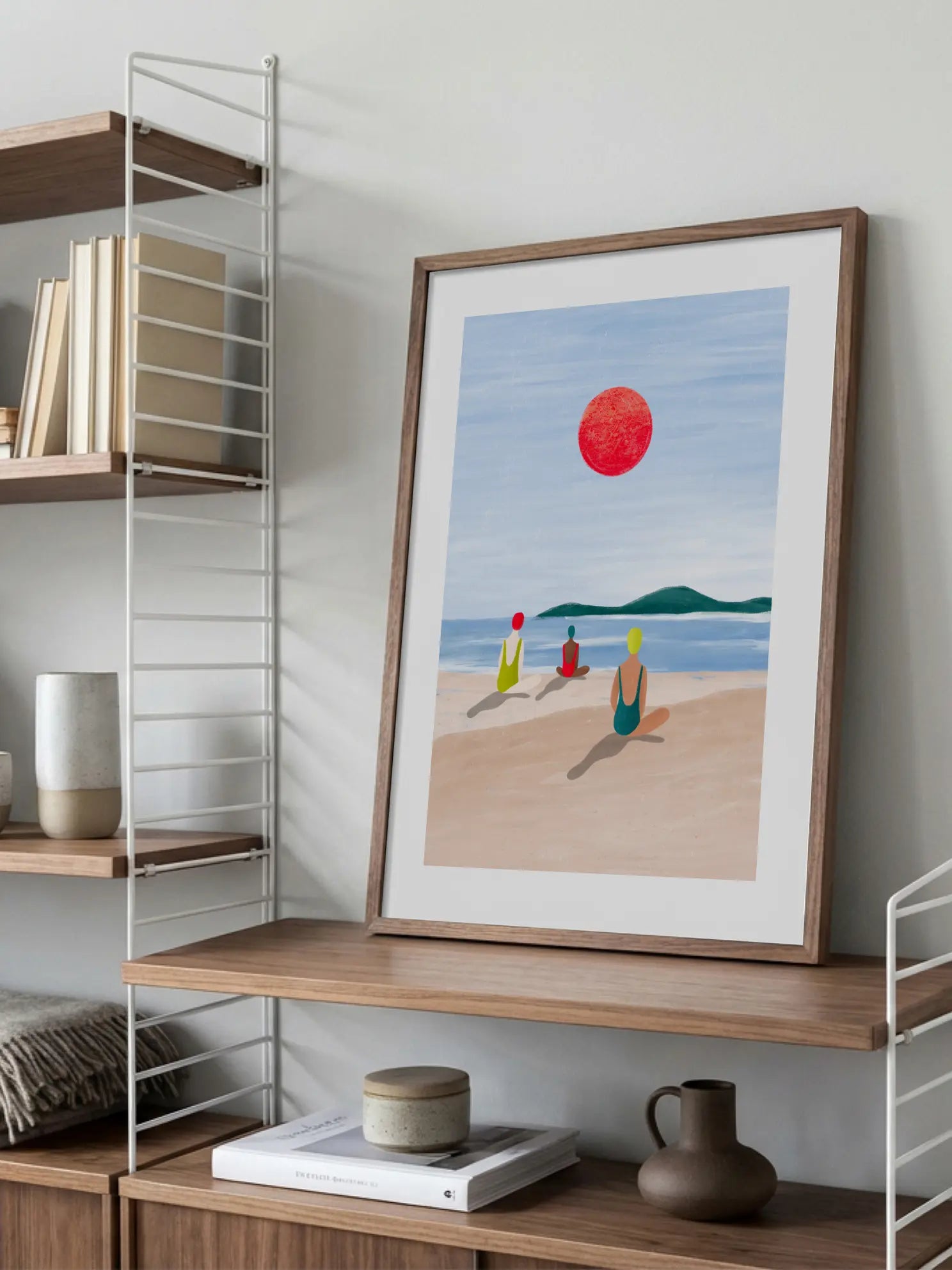 Girls At the Beach Poster