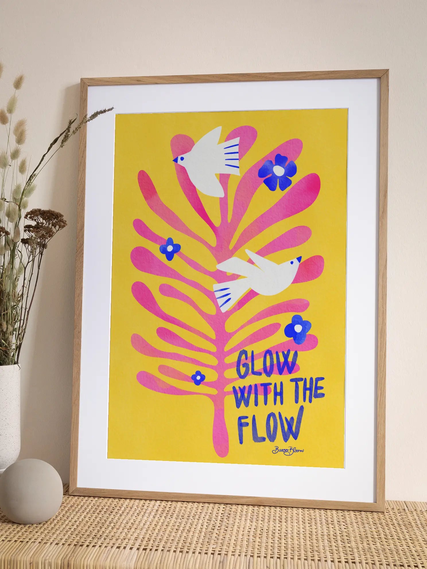 Glow With The Flow Poster